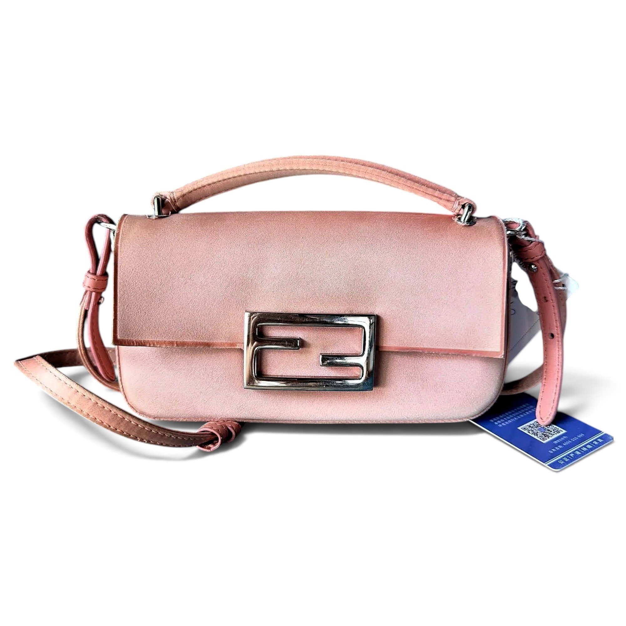 Baguette velvet handbag