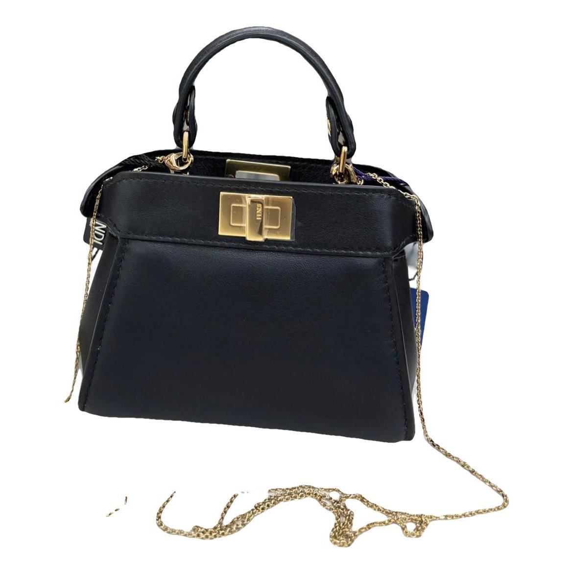 Peekaboo leather handbag