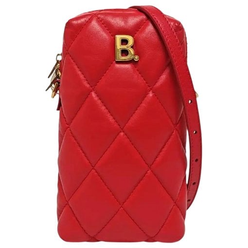 Touch Puffy leather crossbody bag