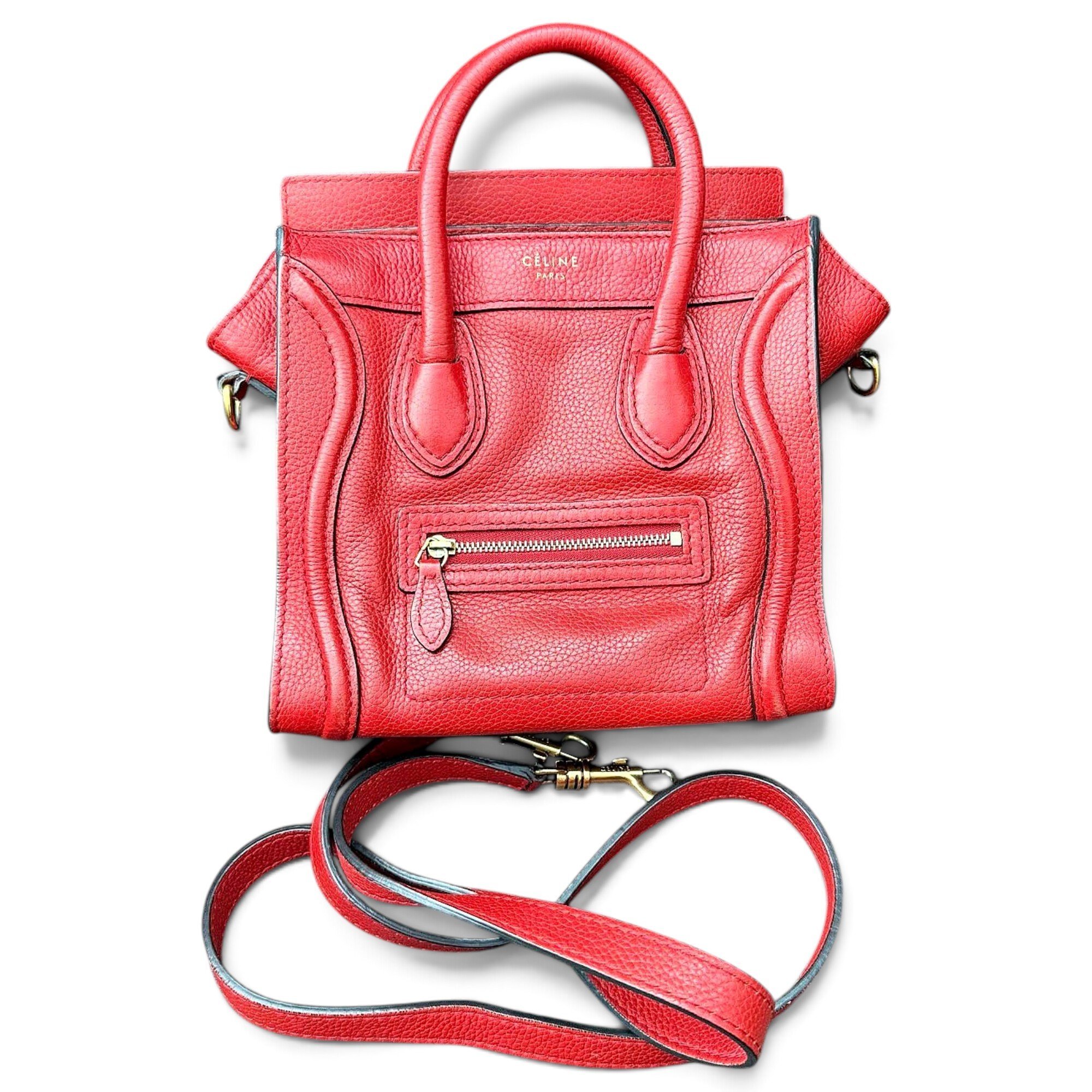 Nano Luggage leather handbag