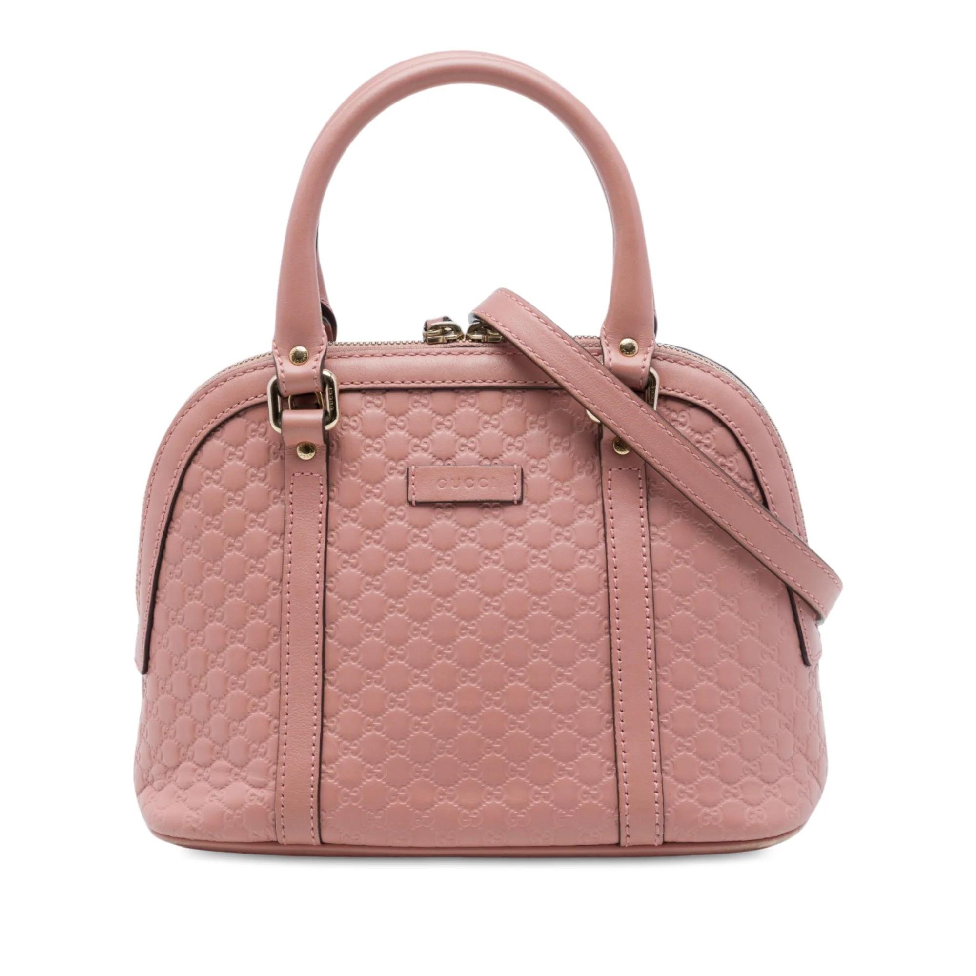 Dôme leather satchel
