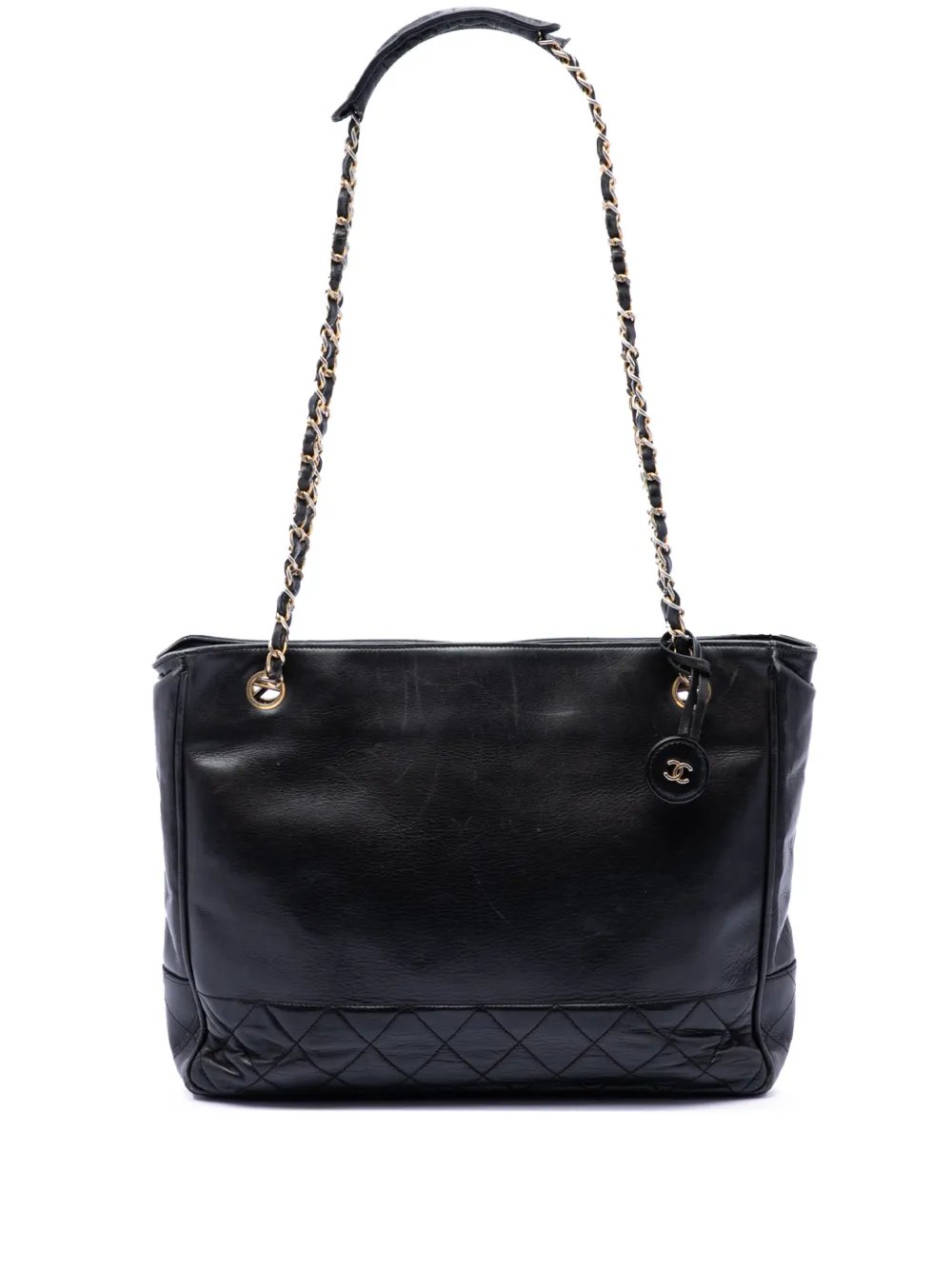 1989-1991 Quilted Lambskin Chain tote bag