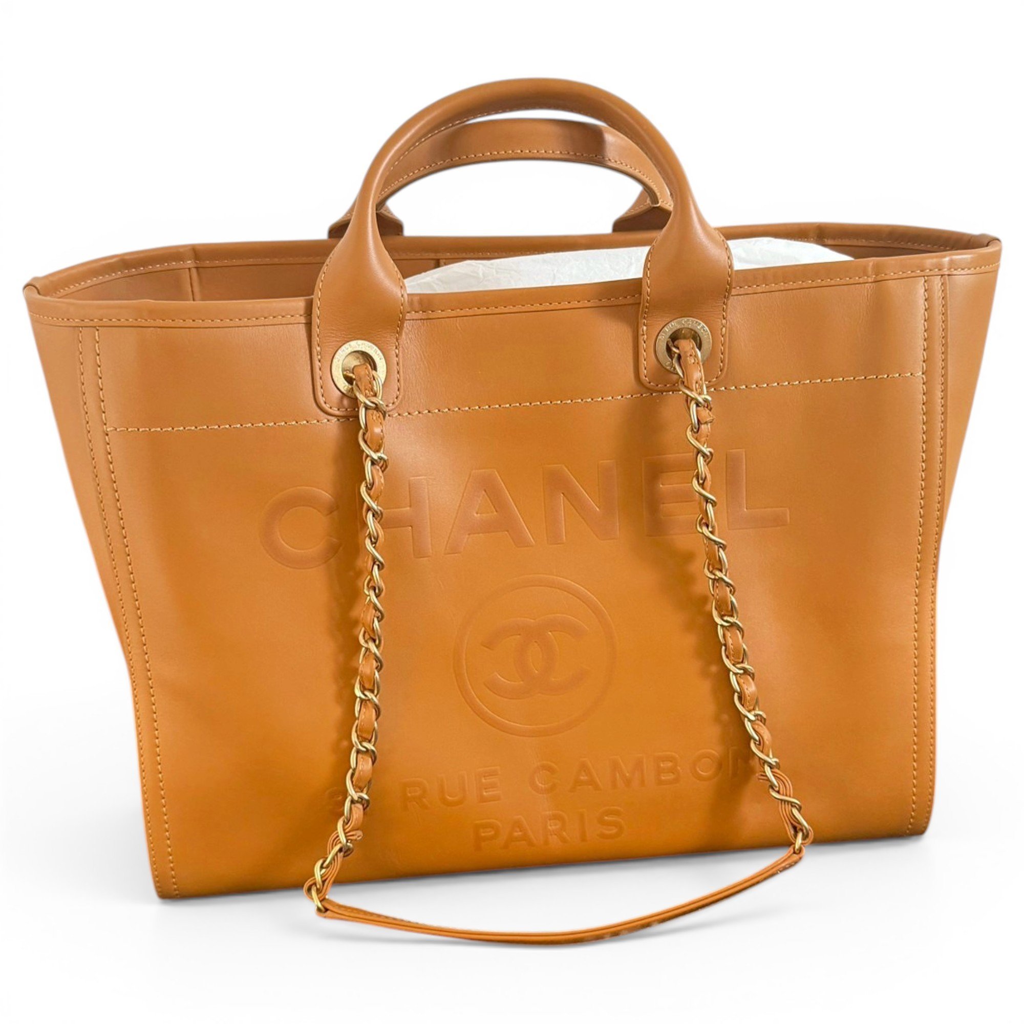 Deauville leather tote