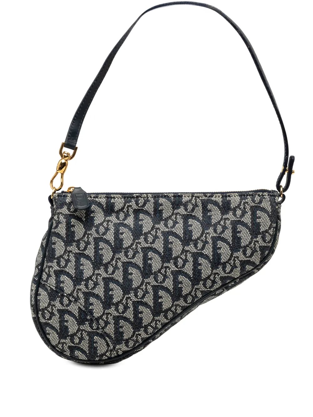 2001 Mini Diorissimo Canvas Saddle Pochette shoulder bag