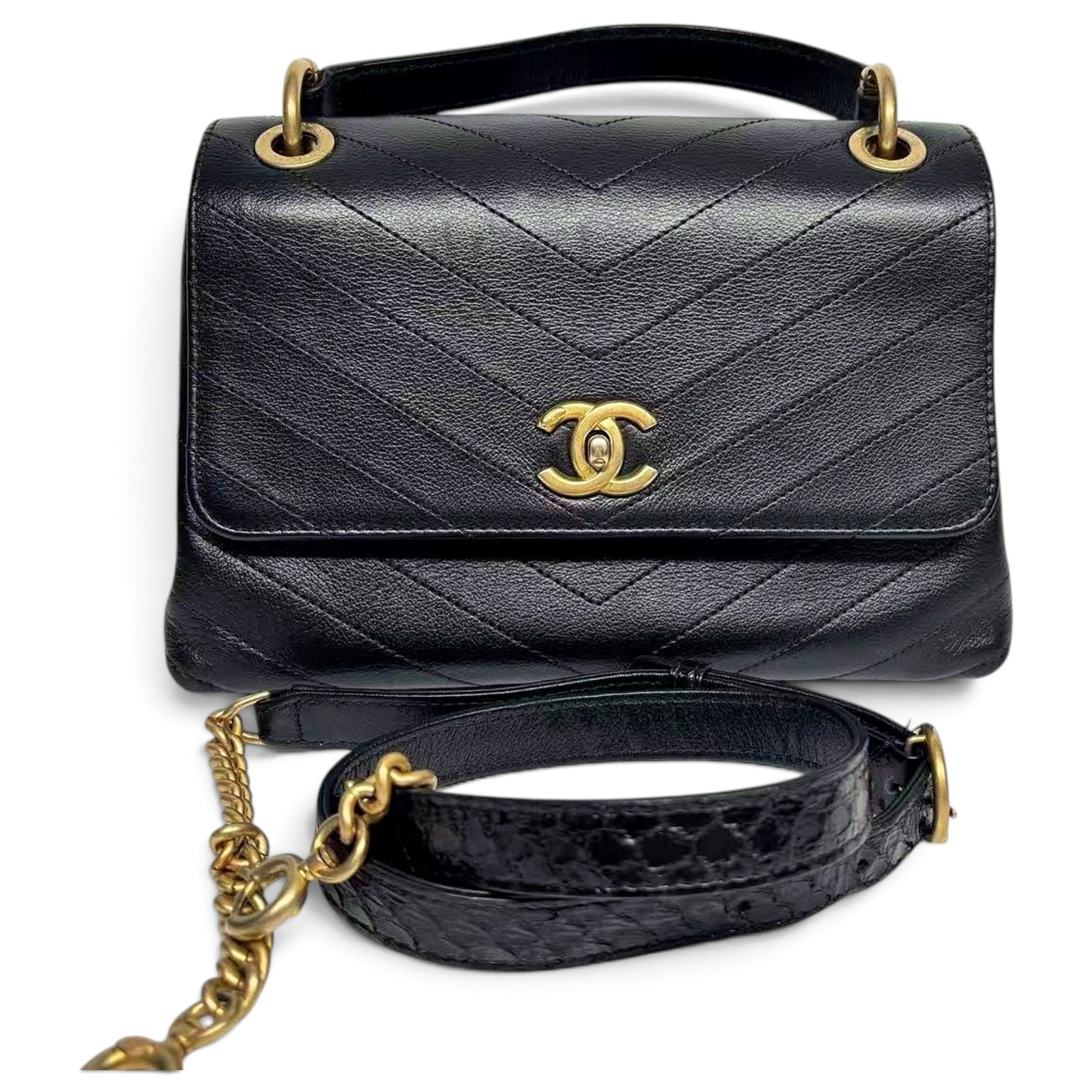 Leather handbag