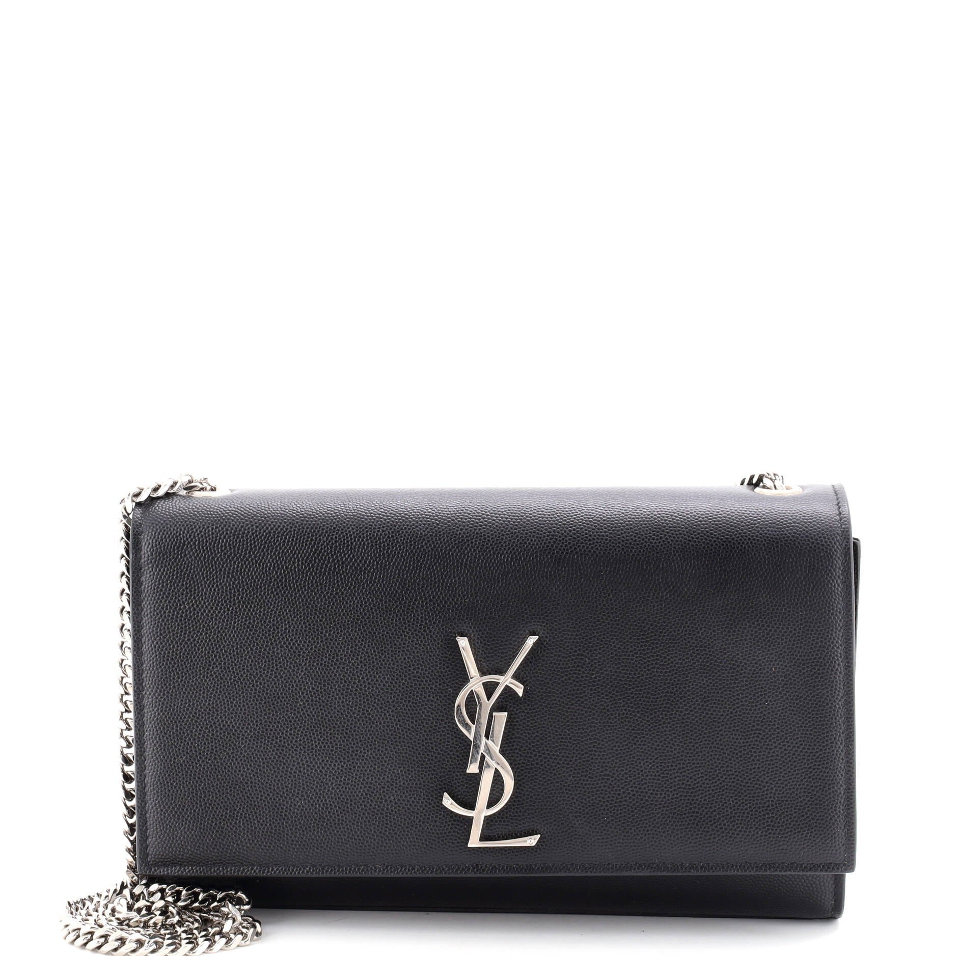 Classic Monogram Crossbody Bag Grainy Leather Medium