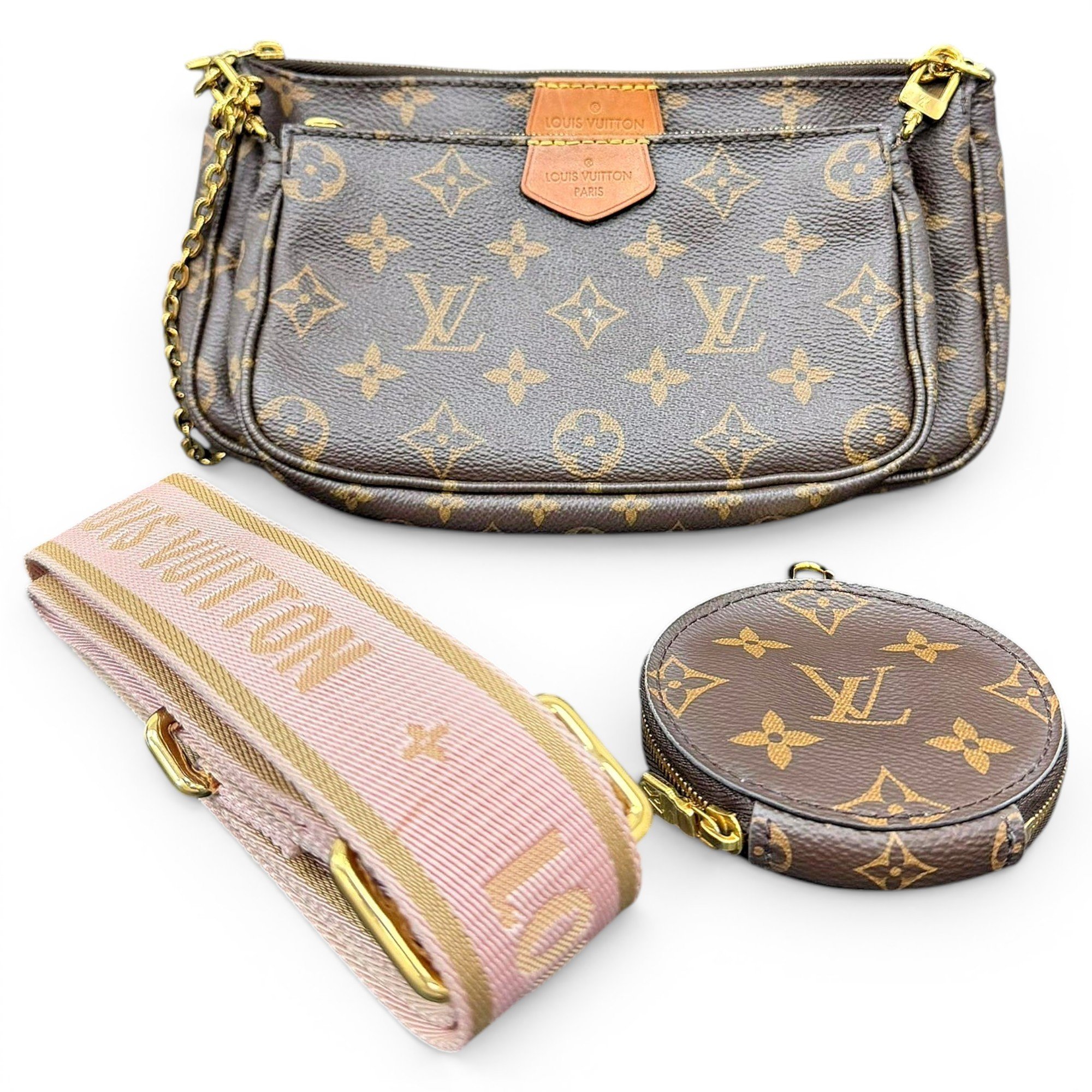 Multi Pochette Accessoires leather handbag