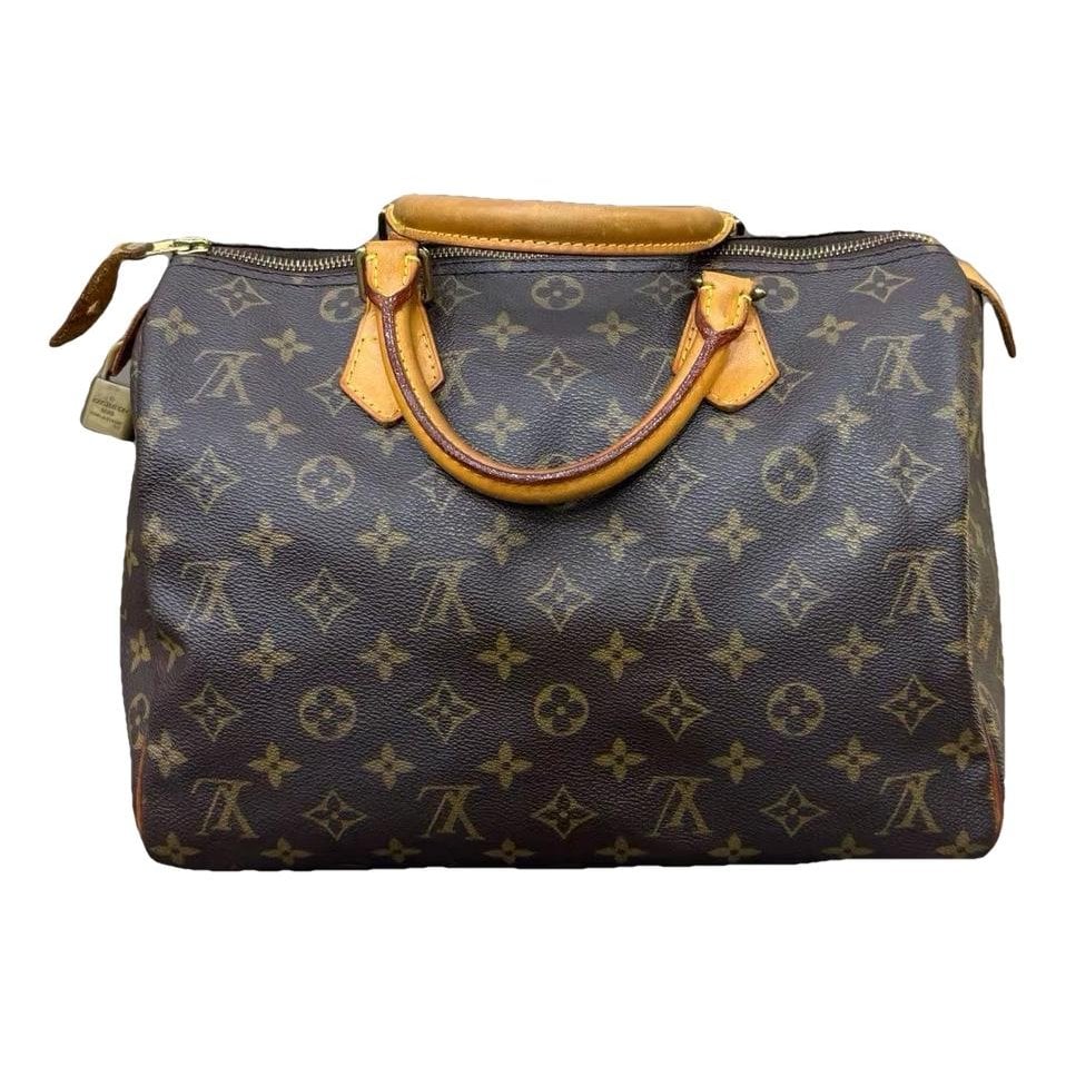 Speedy leather handbag