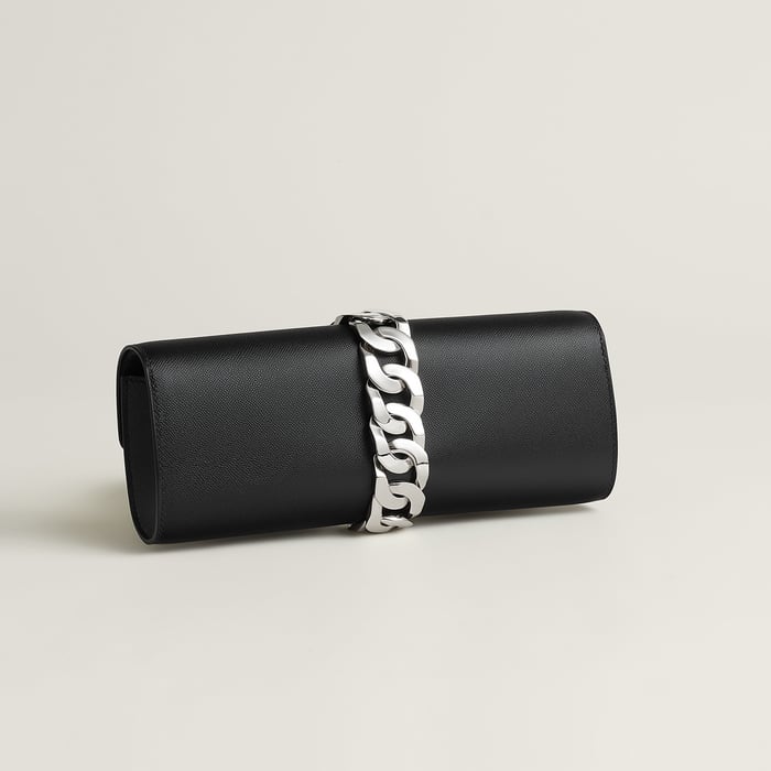 Noir Boucle Sellier Chaine Bag