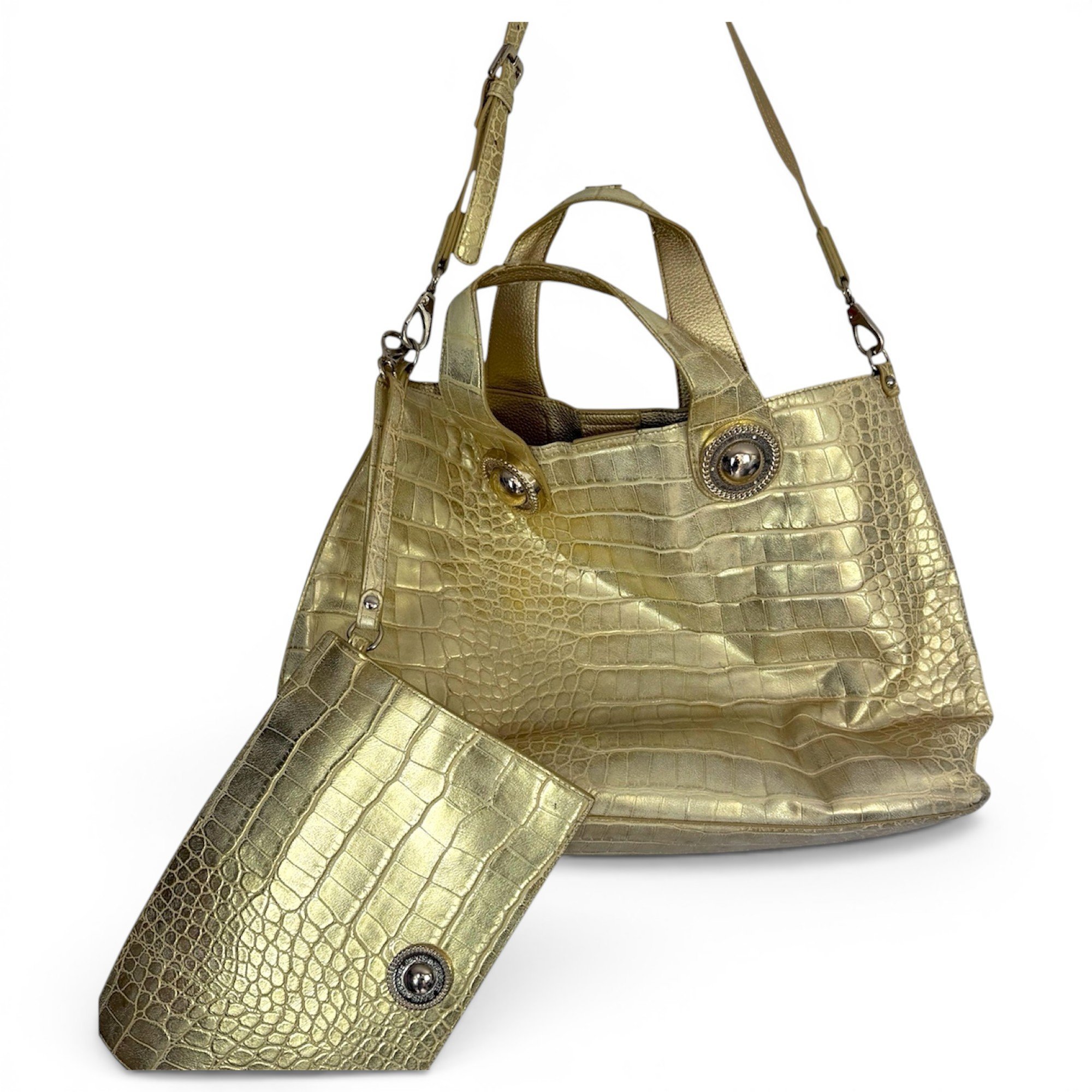 Versace Vegan leather tote