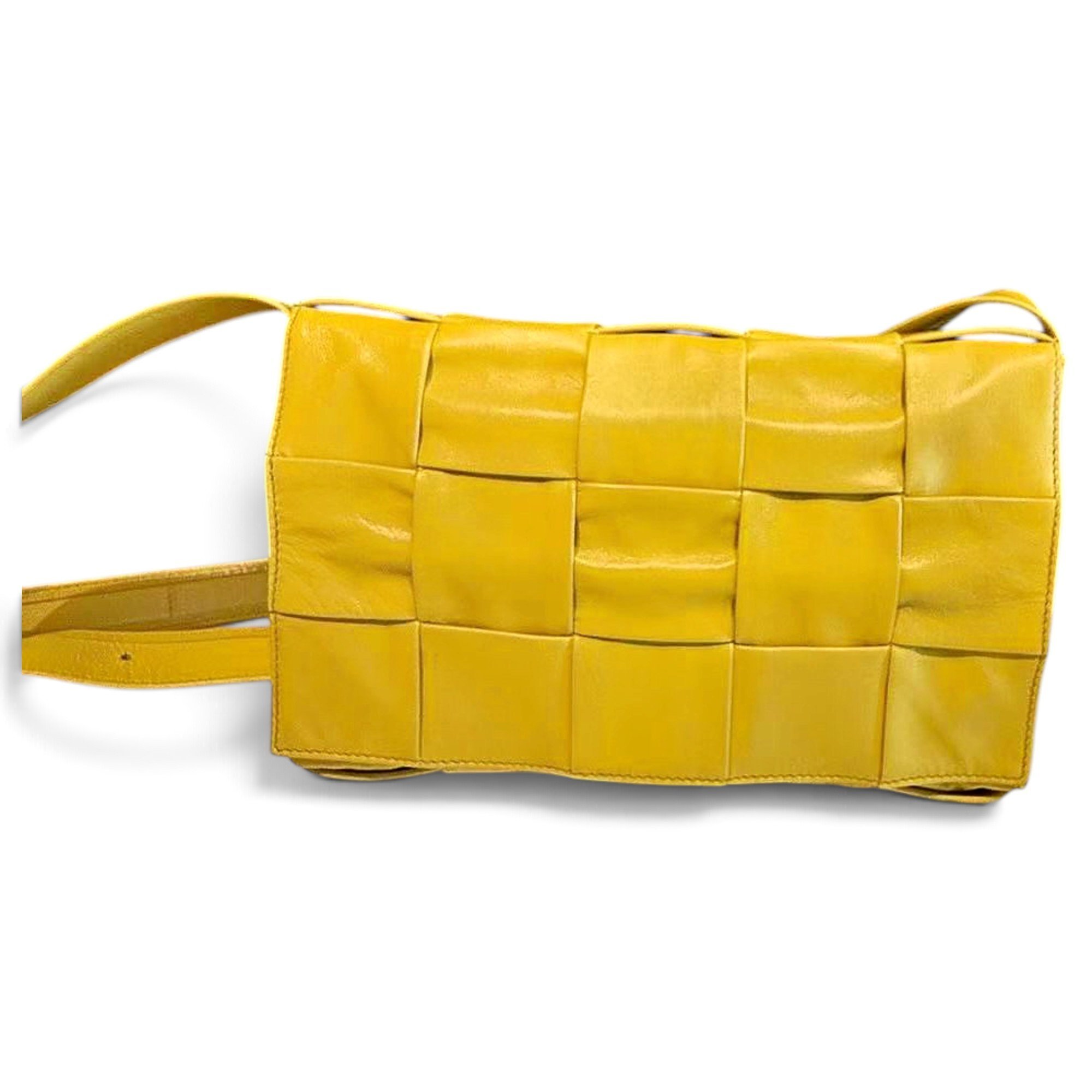 Cassette leather handbag