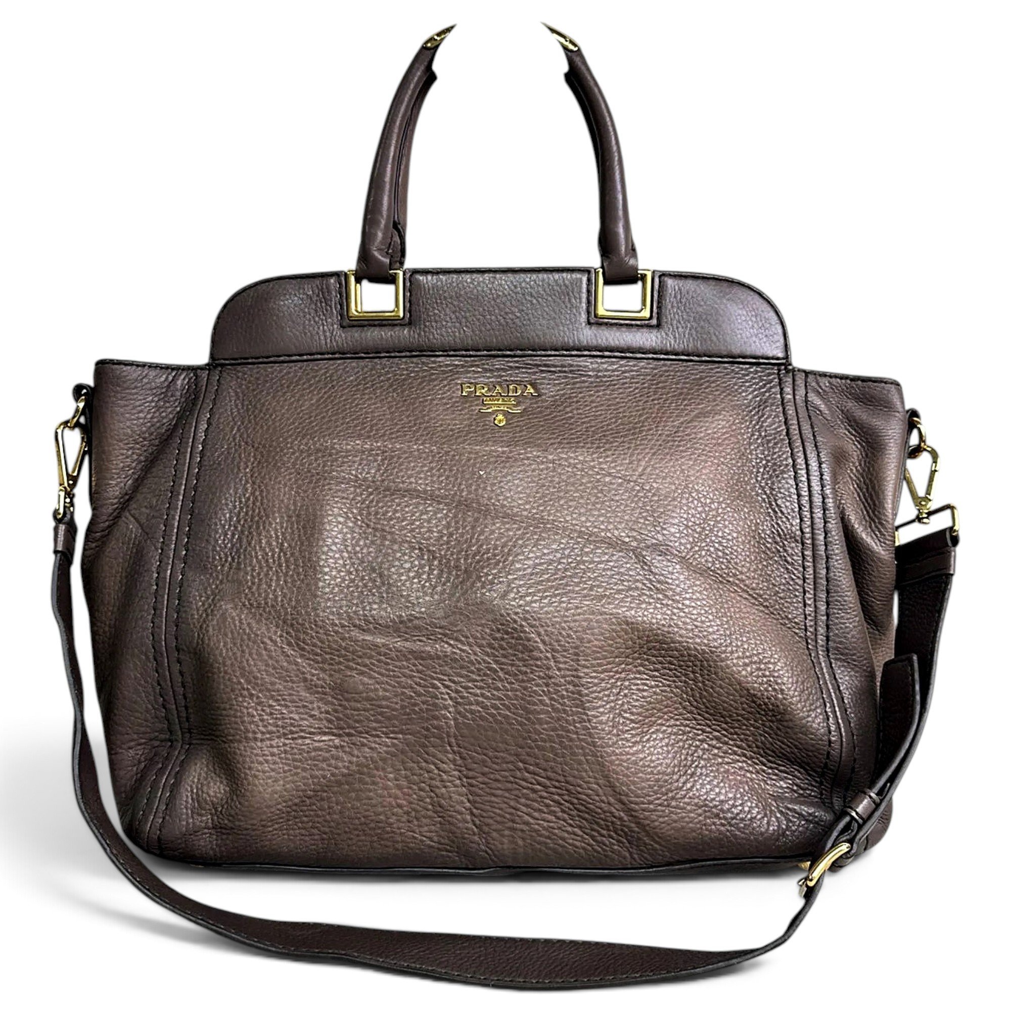 Leather crossbody bag