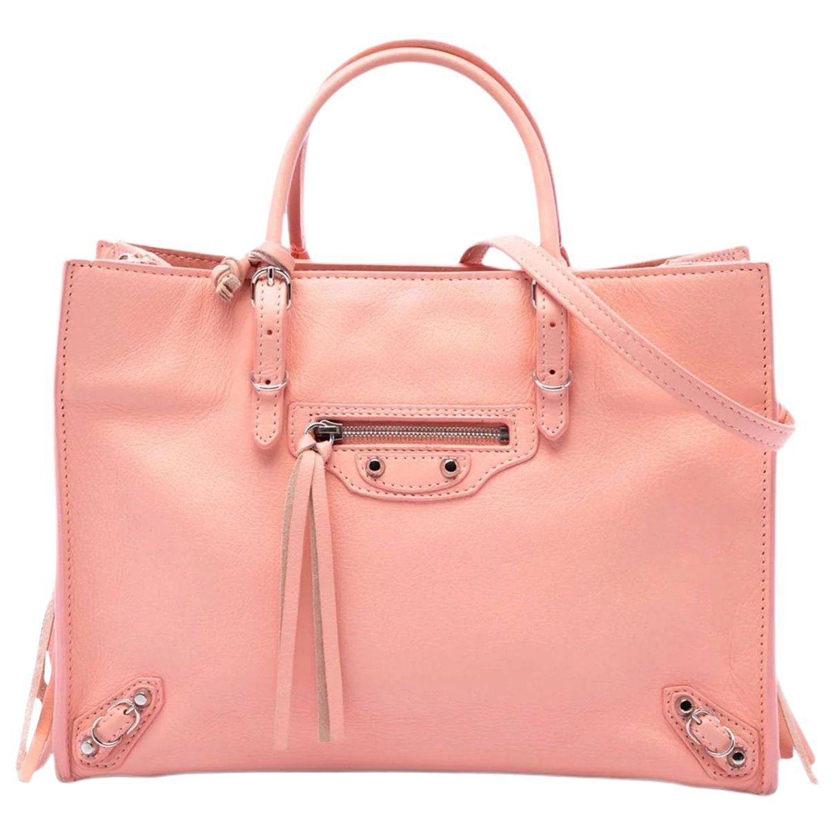 Papier leather satchel