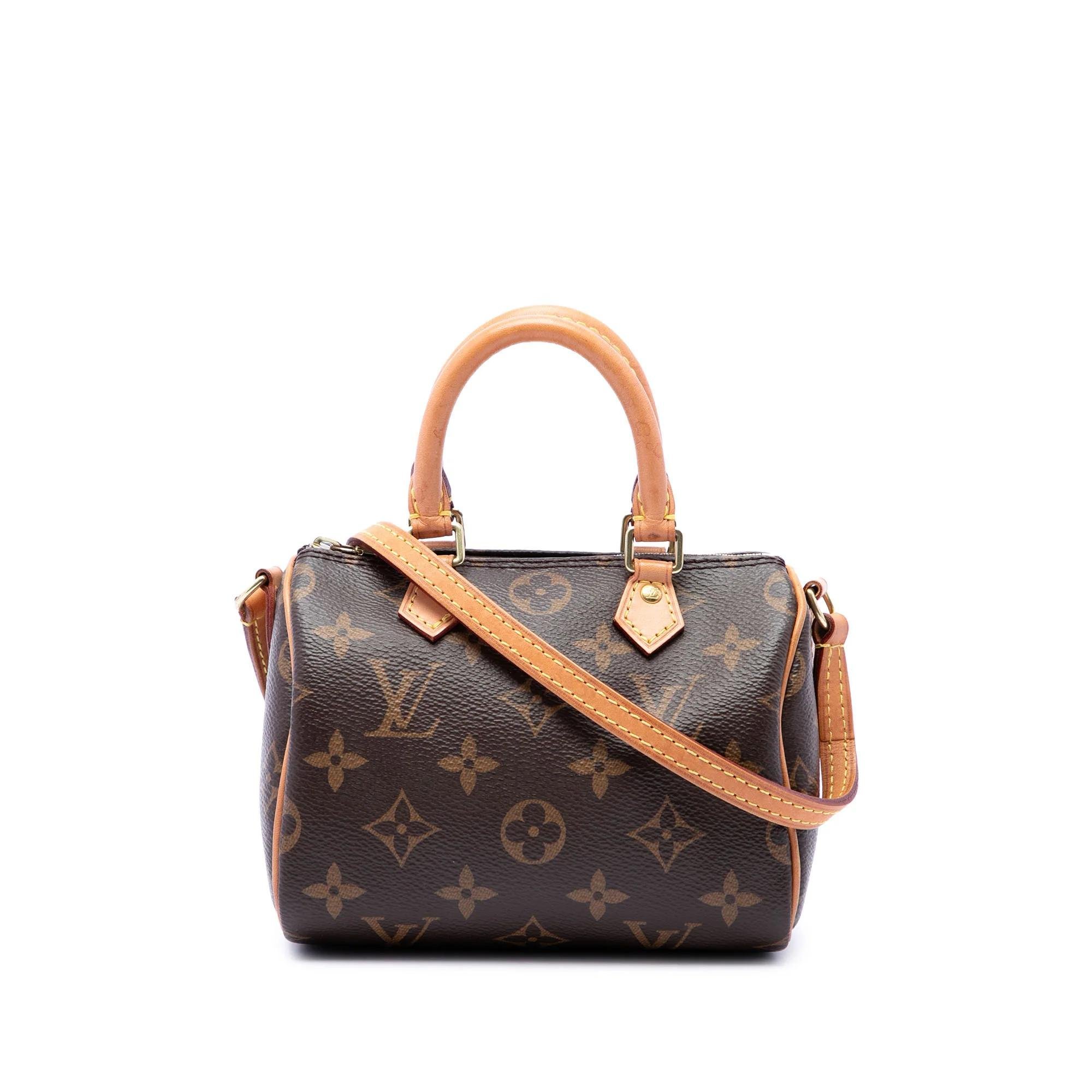Nano Speedy / Mini HL leather handbag