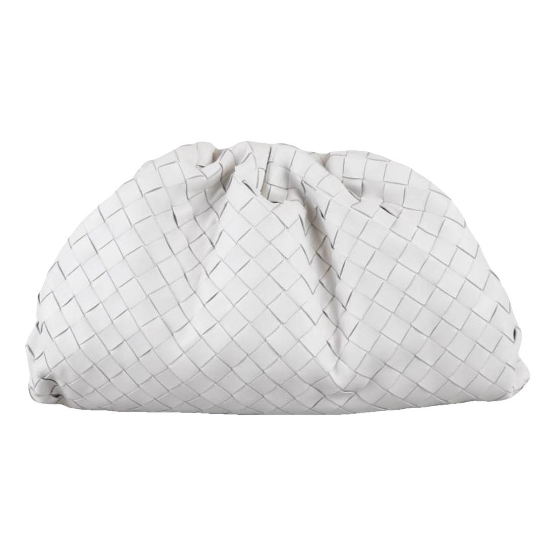 Pouch leather handbag
