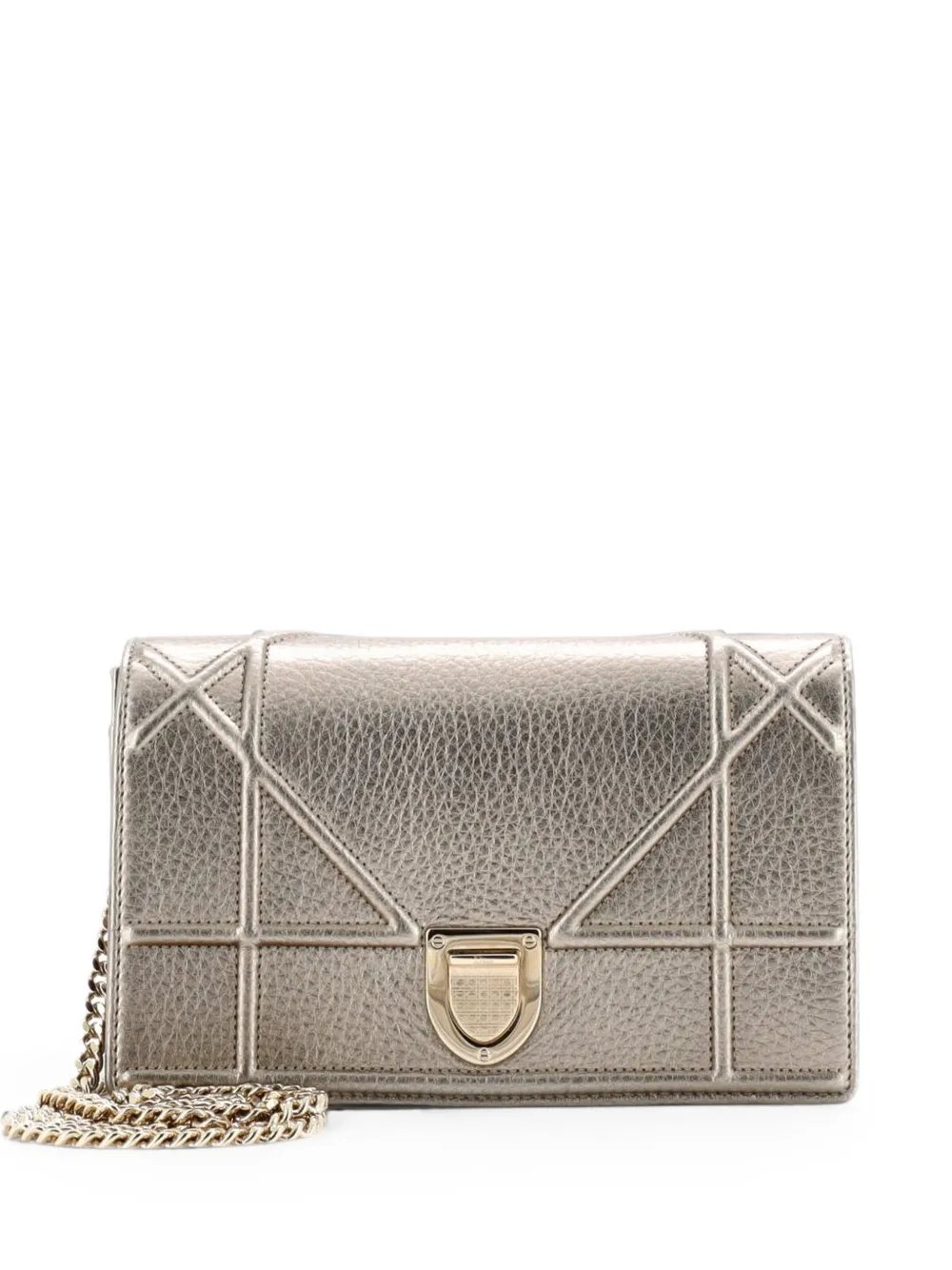 Diorama Flap Bag Grained Calfskin Mini shoulder bag