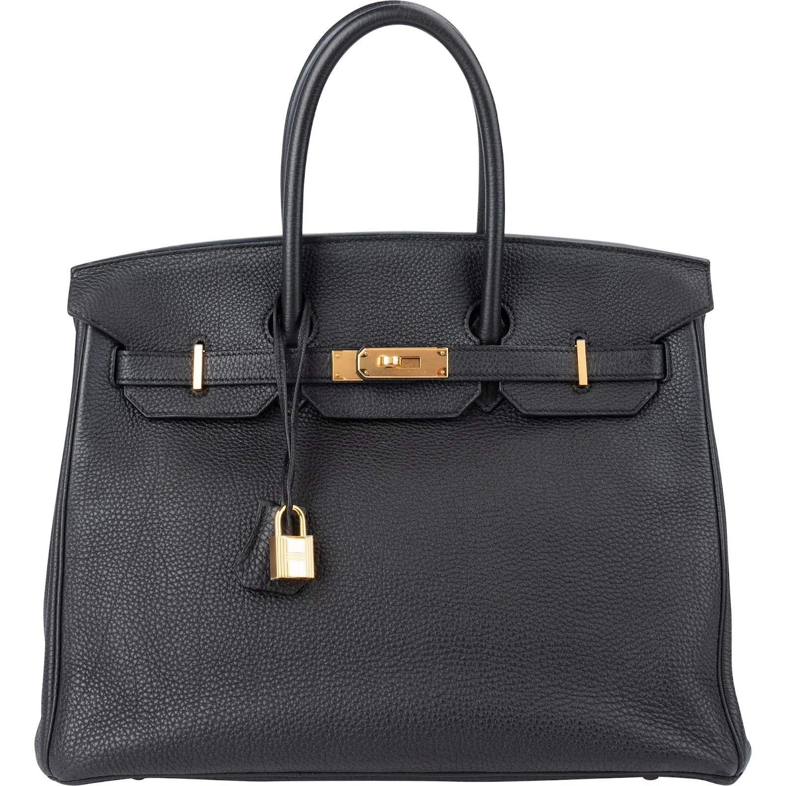 Birkin 35 leather handbag
