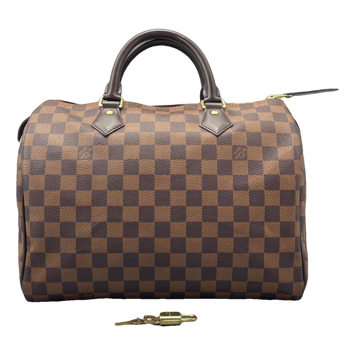 Speedy leather handbag