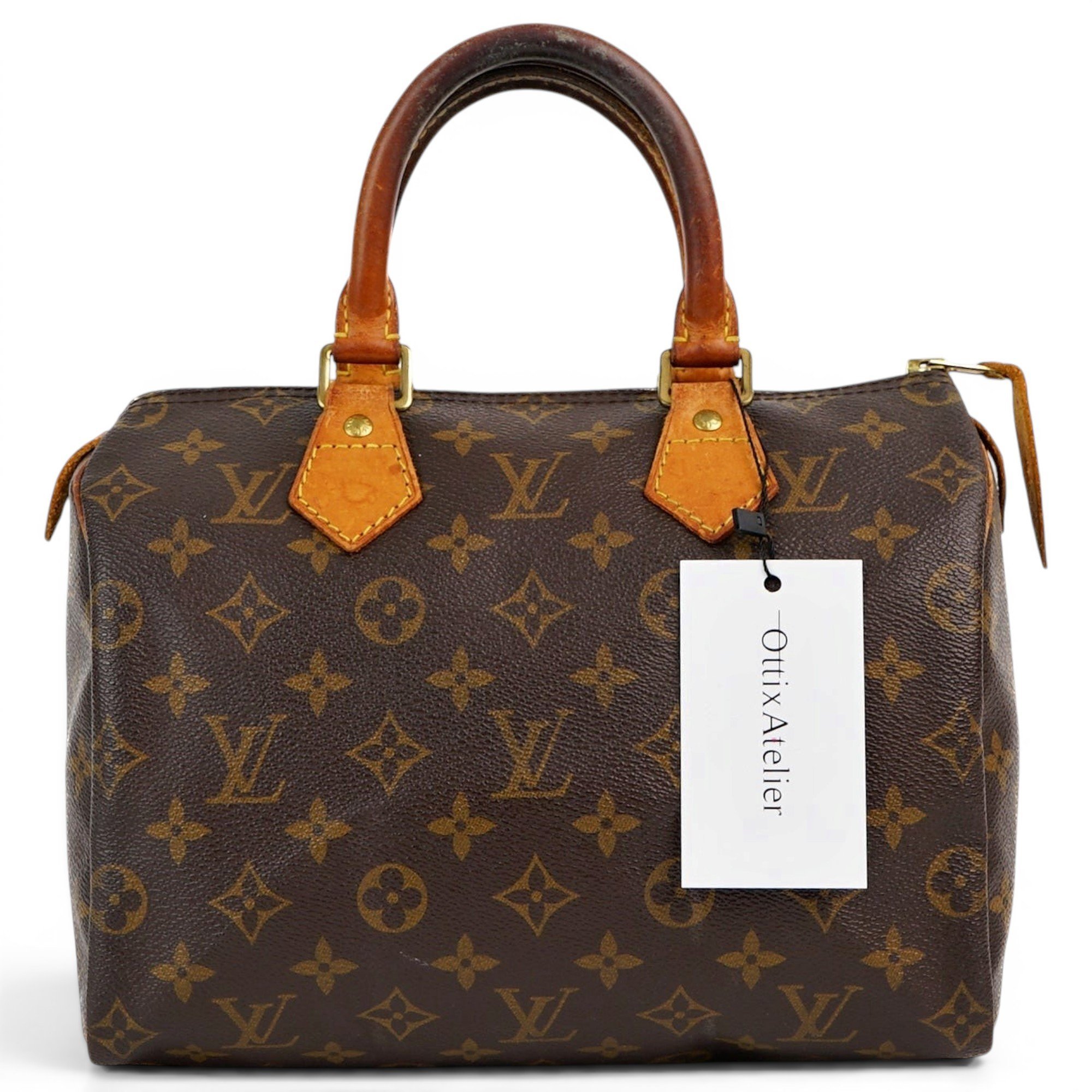 Speedy leather handbag