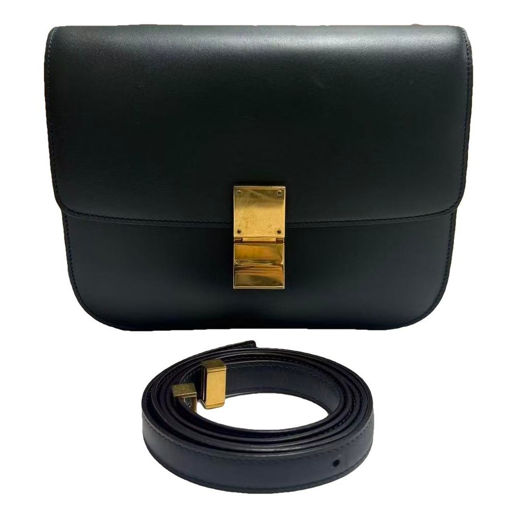Classic leather crossbody bag