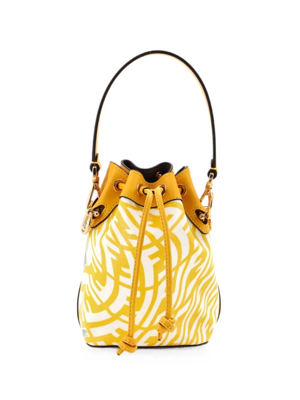 Fendi Mon Tresor Vertigo Zucca Coated Canvas Mini bucket bag