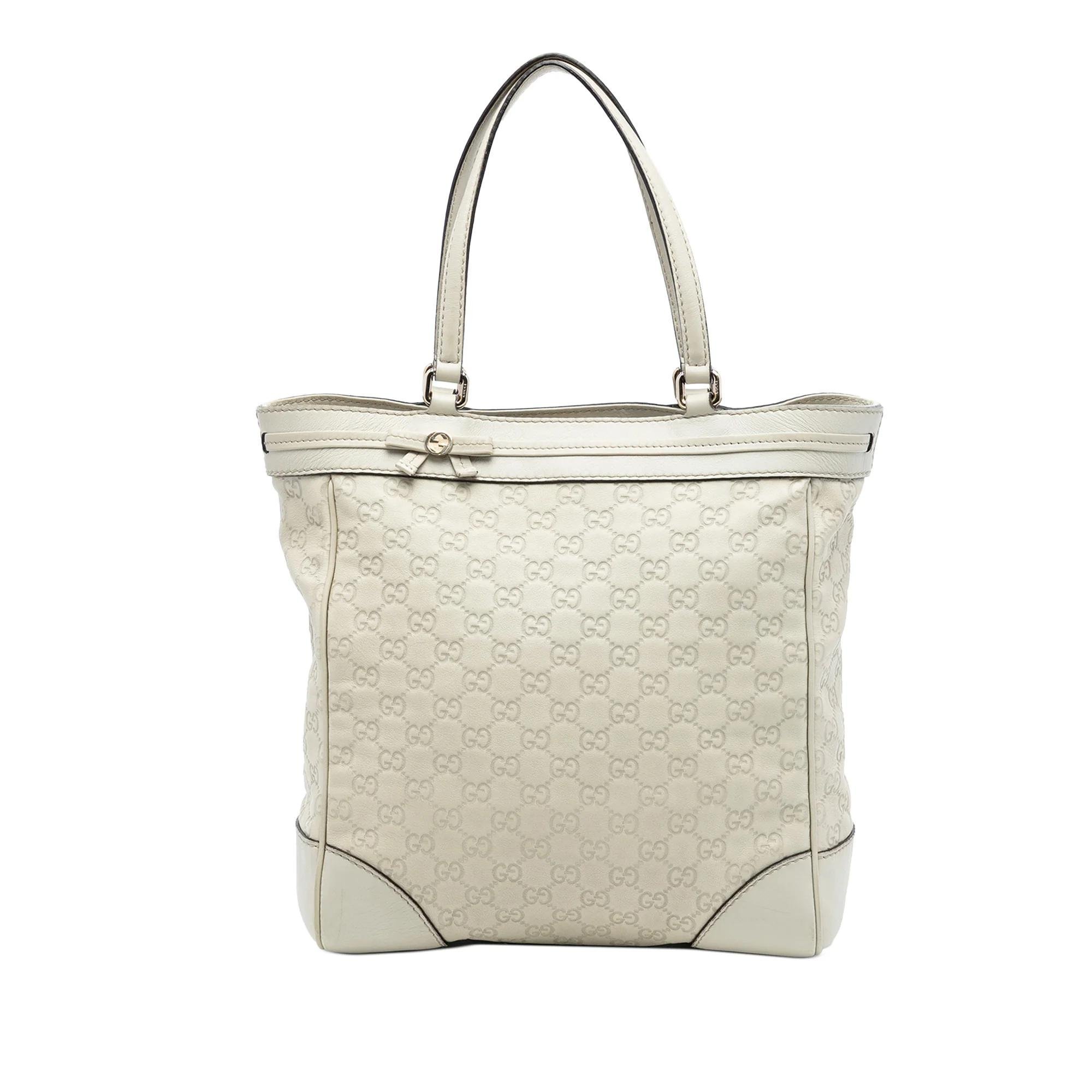 Leather tote