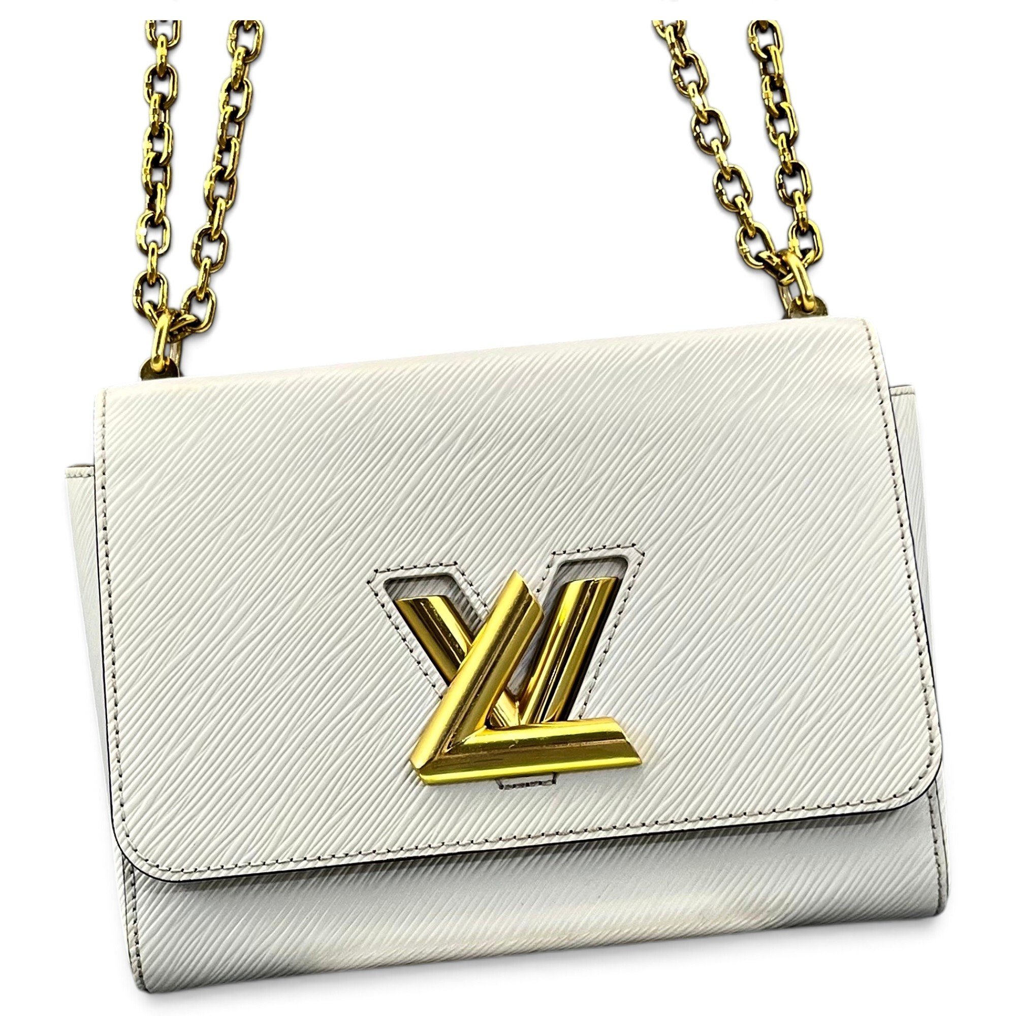 Twist leather handbag