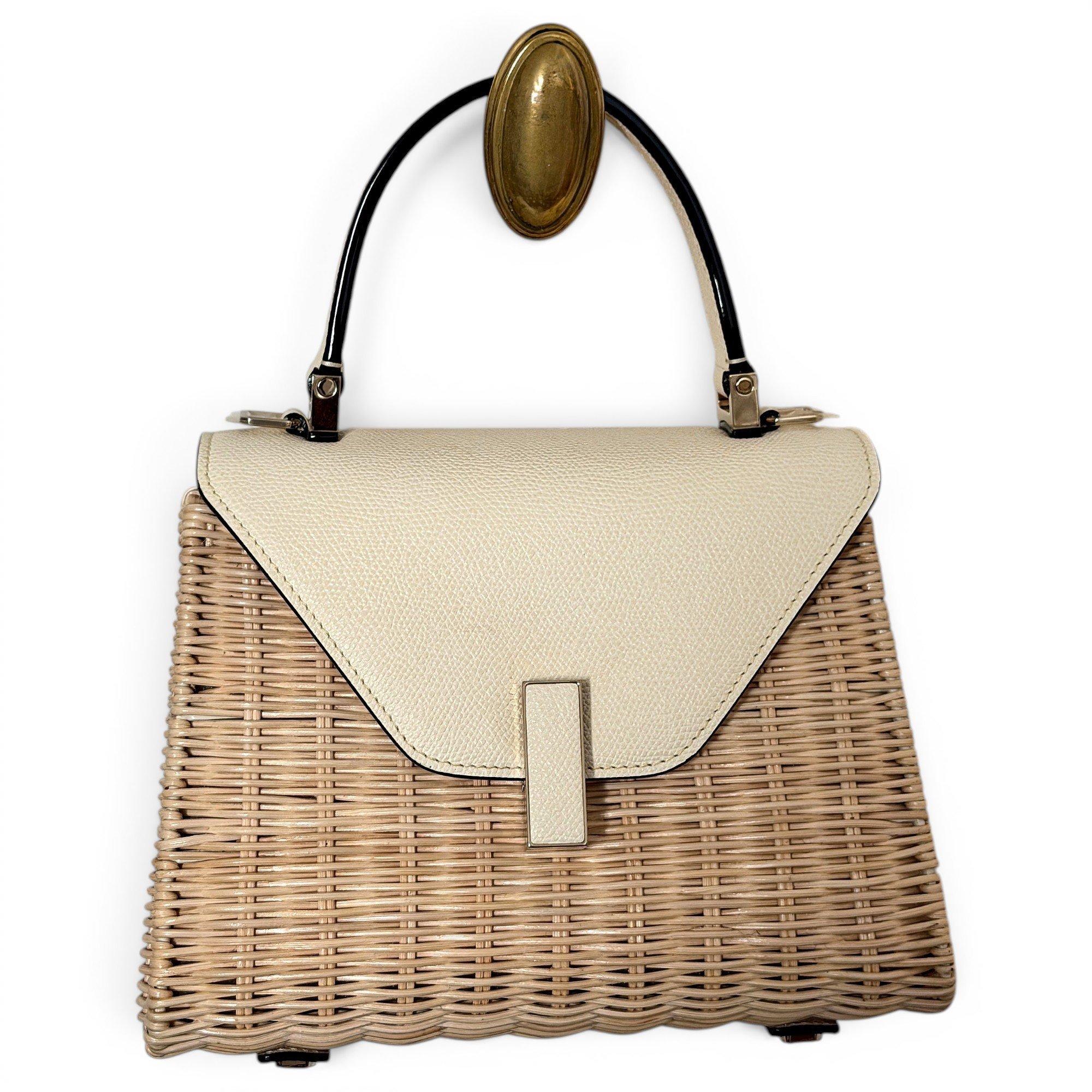 Iside leather handbag