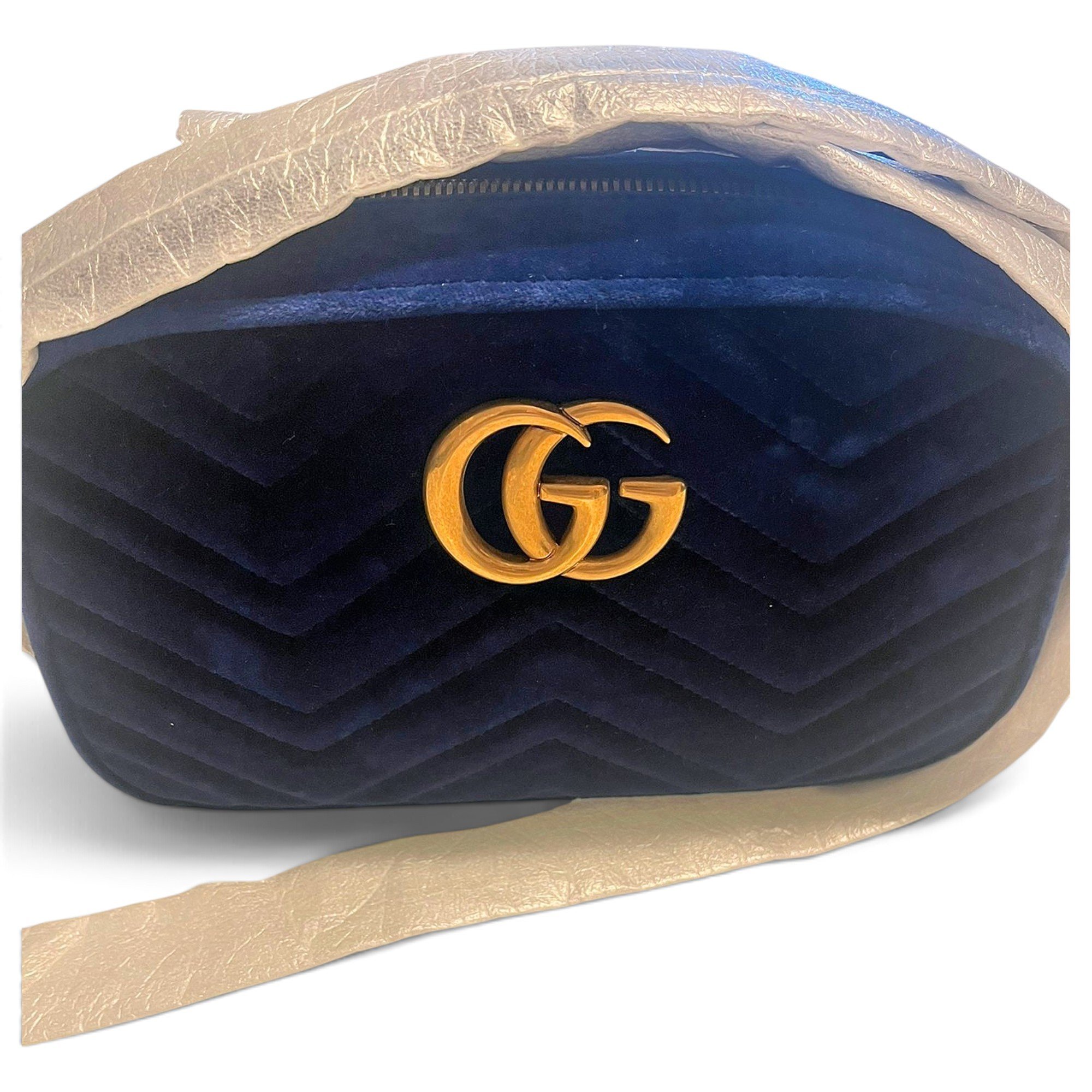 GG Marmont velvet crossbody bag