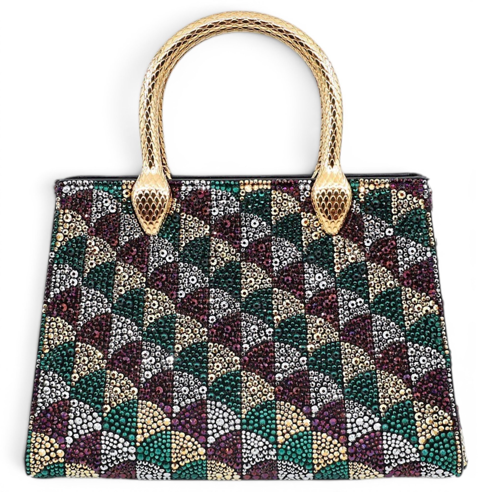 Serpenti leather handbag