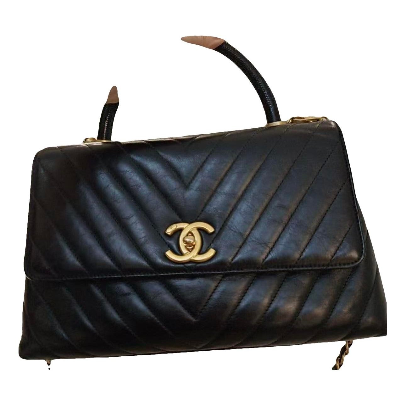 Coco Handle leather handbag
