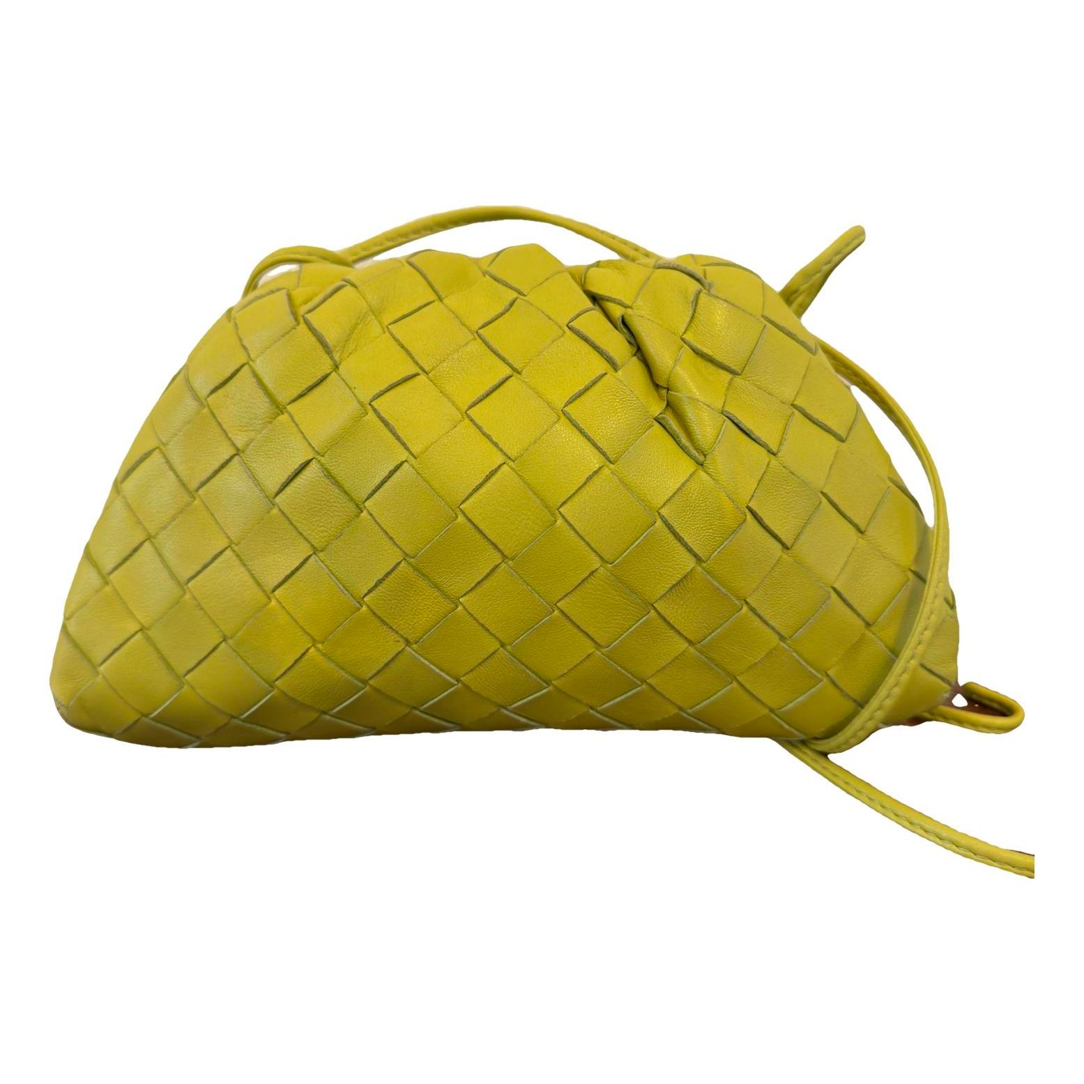 Pouch leather handbag