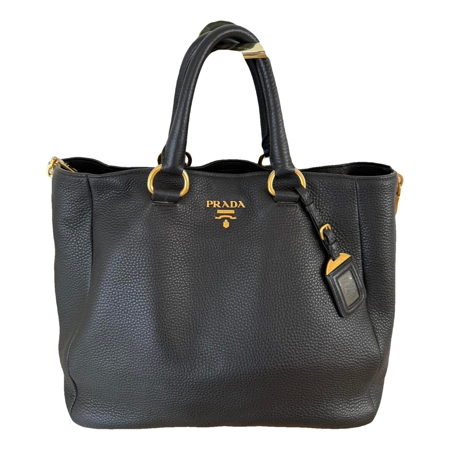 Leather tote