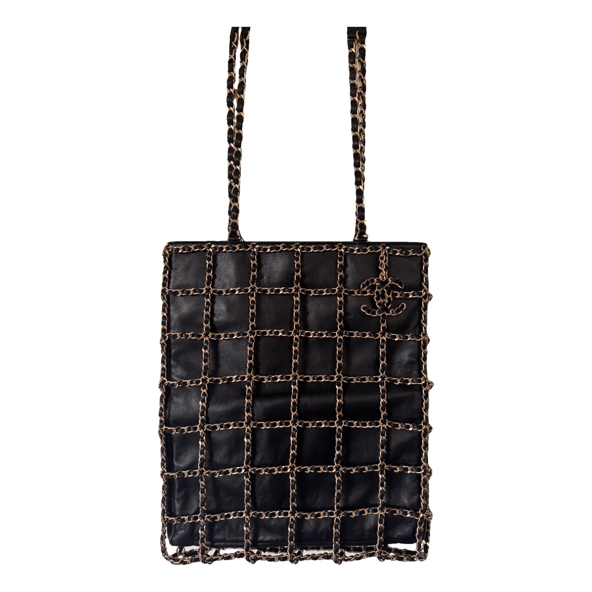Leather tote