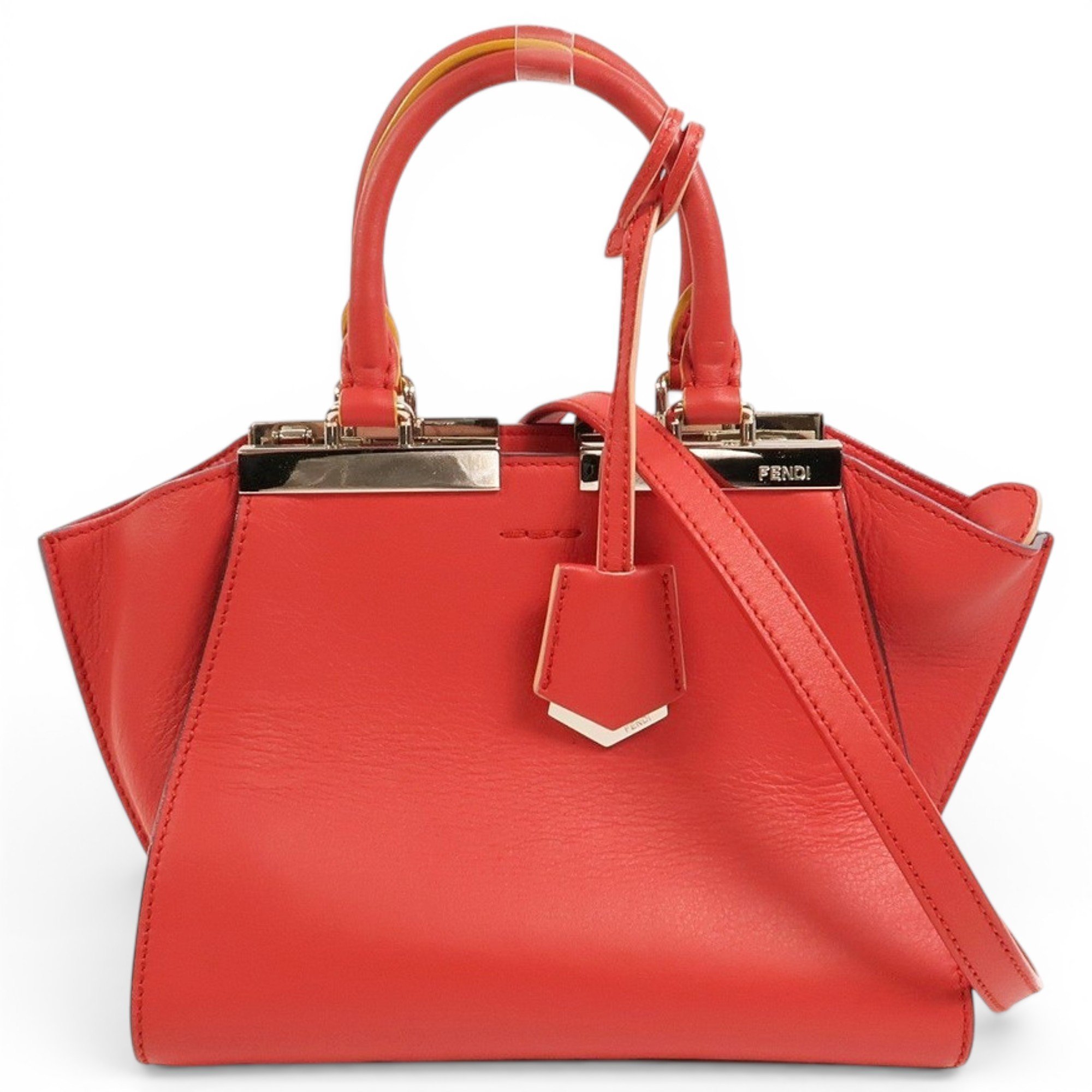 Fendi Peekaboo leather handbag