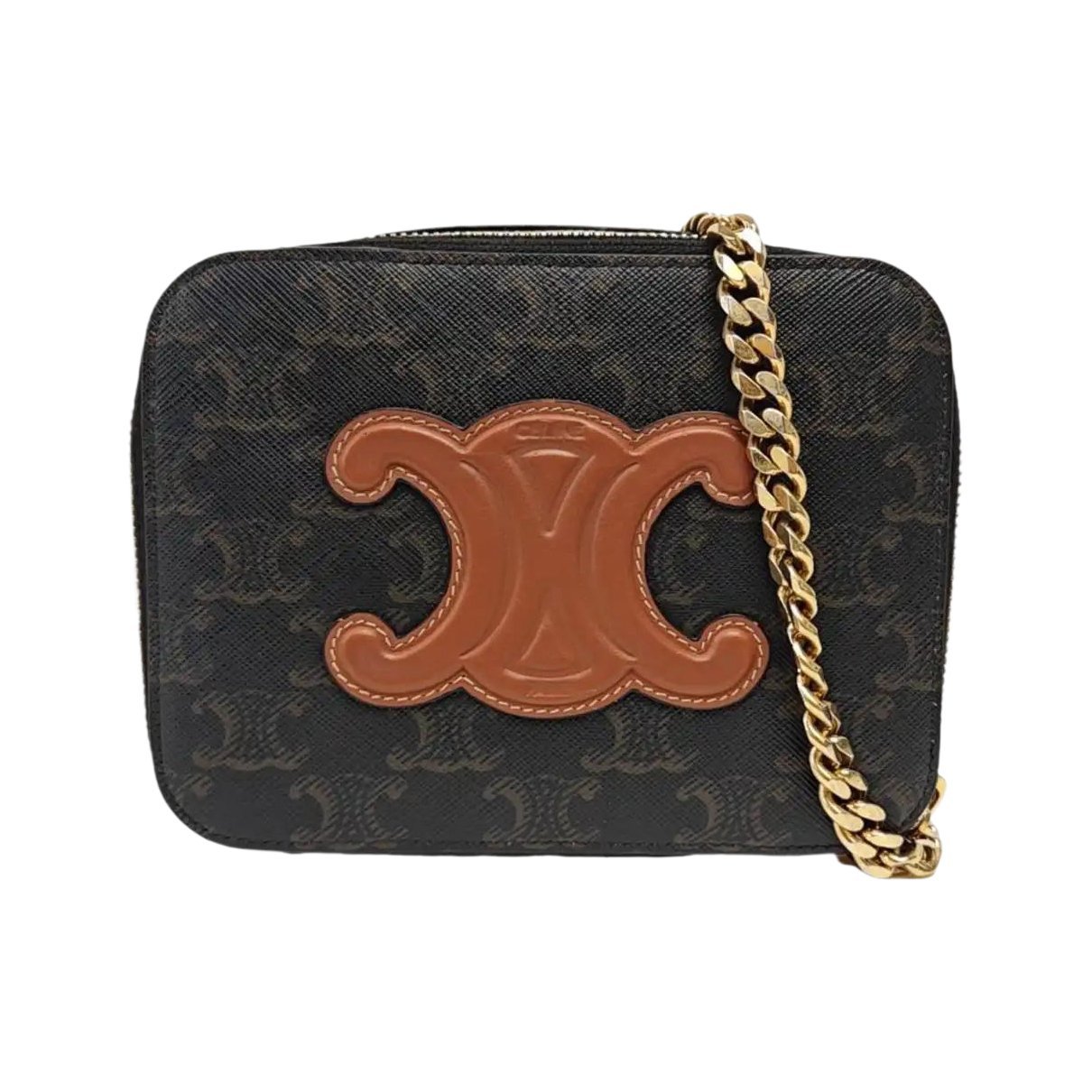 Triomphe leather handbag
