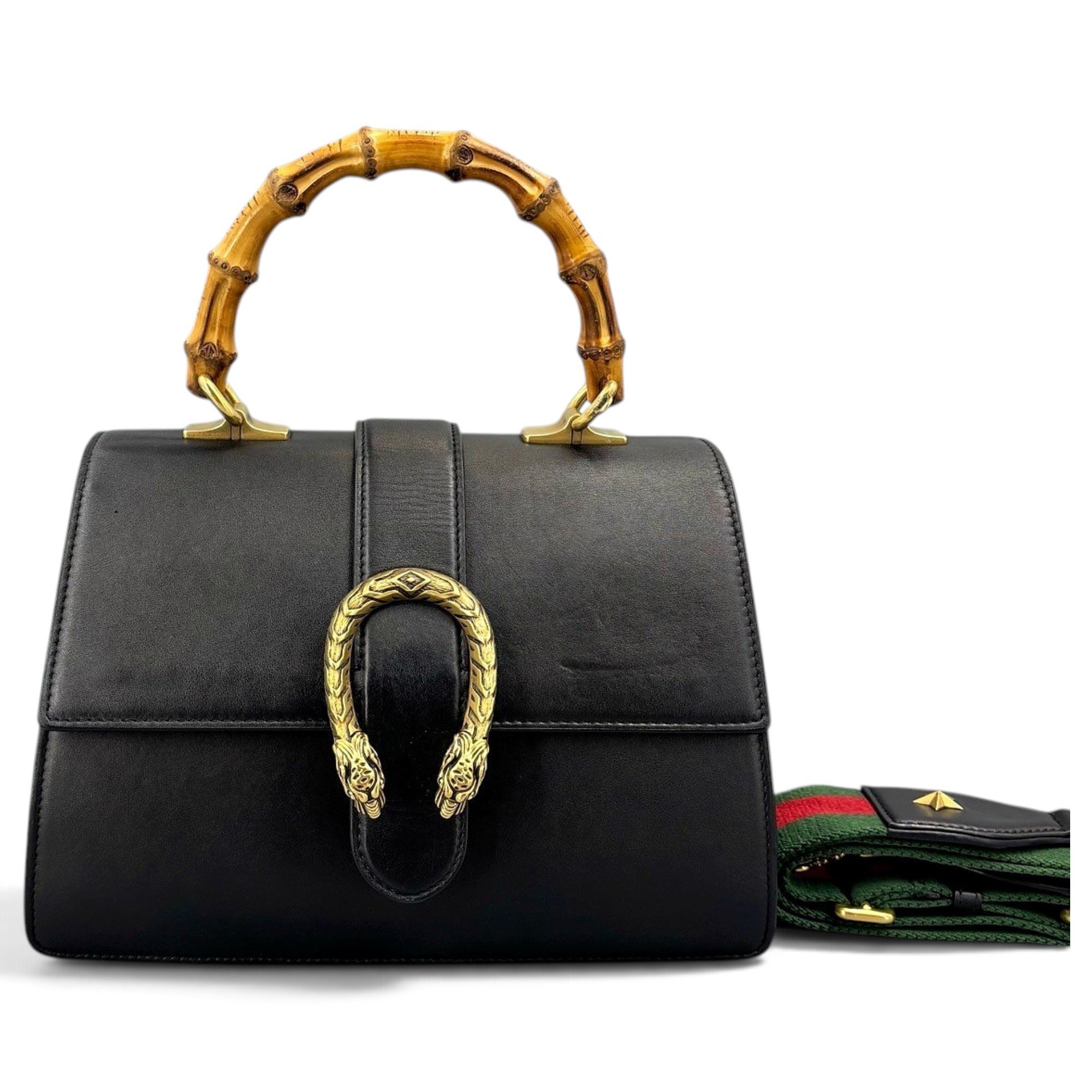 Dionysus Bamboo leather handbag