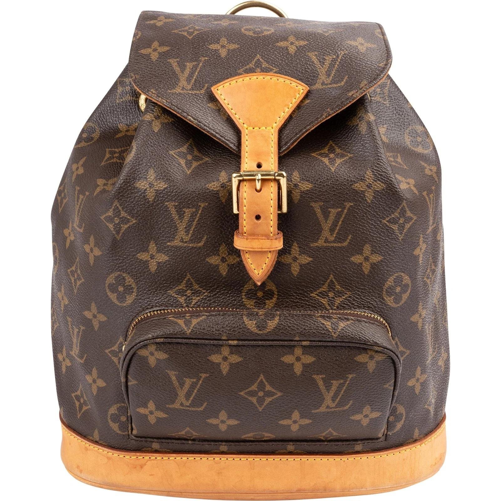 Louis Vuitton Montsouris leather backpack