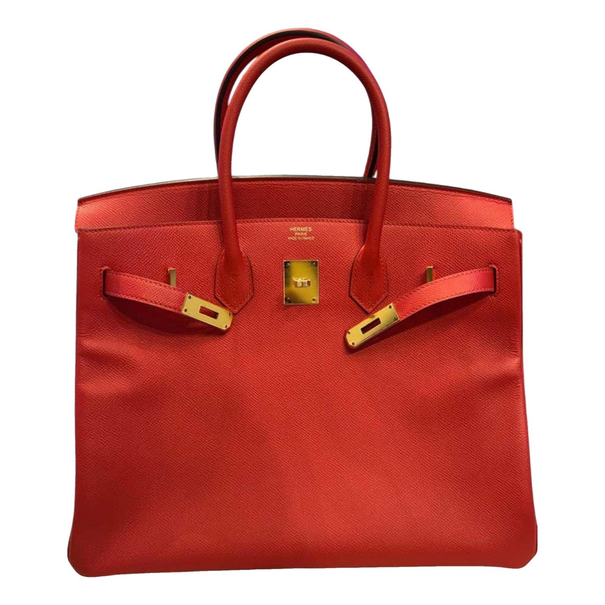 Birkin 35 leather handbag