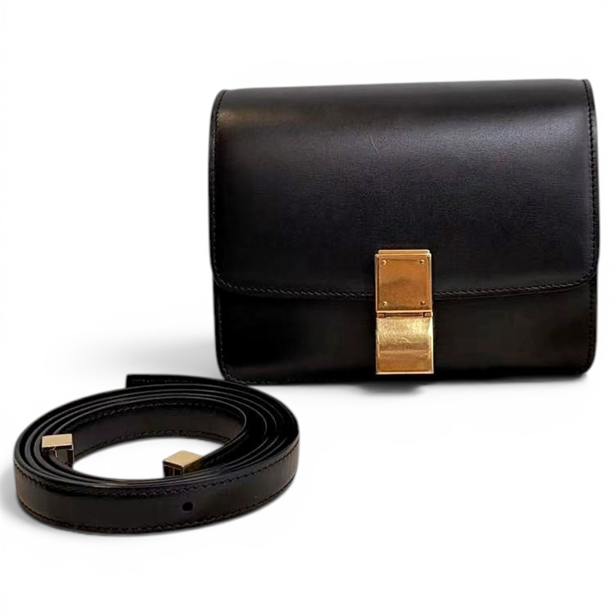 Classic leather handbag
