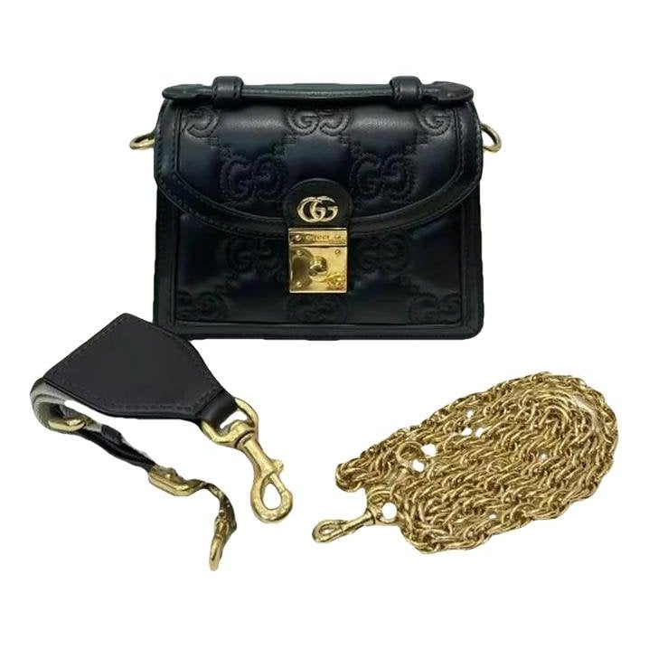Leather mini bag