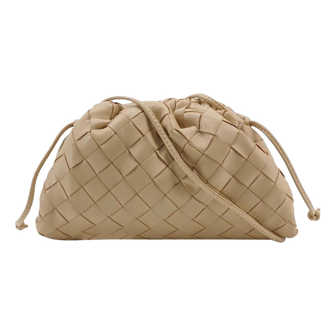 Pouch leather handbag