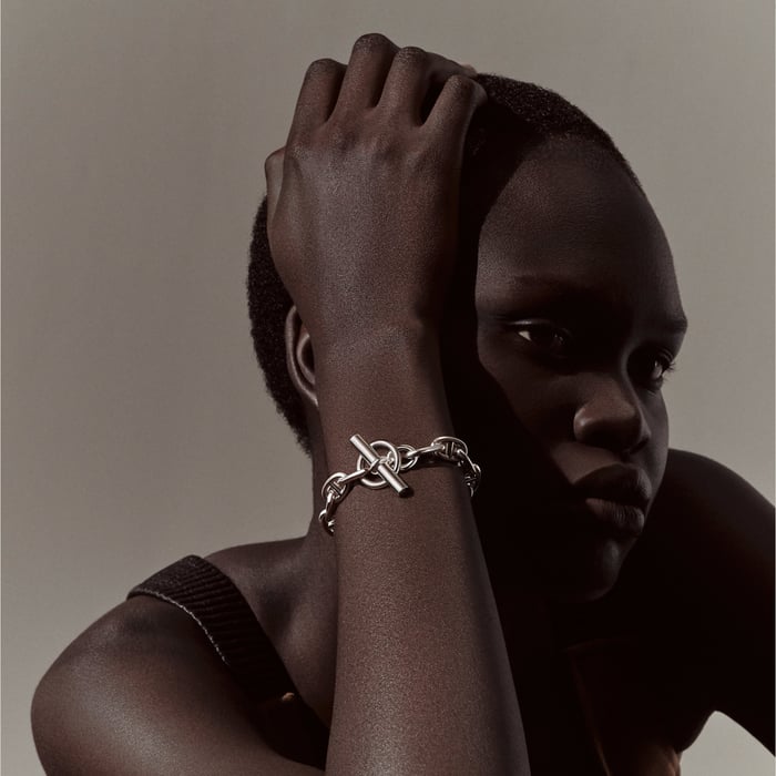 Sans Coloris Chaine d'Ancre Bracelet, Medium Model