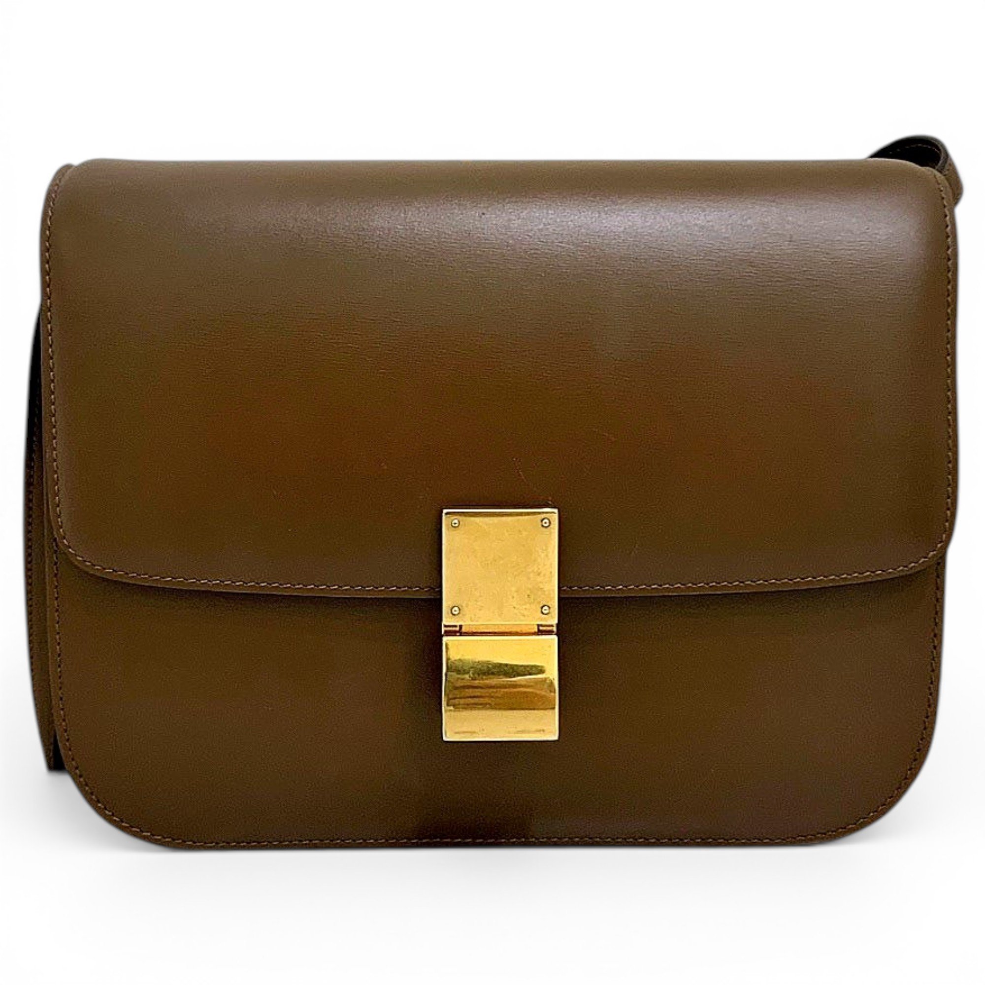 Classic leather handbag