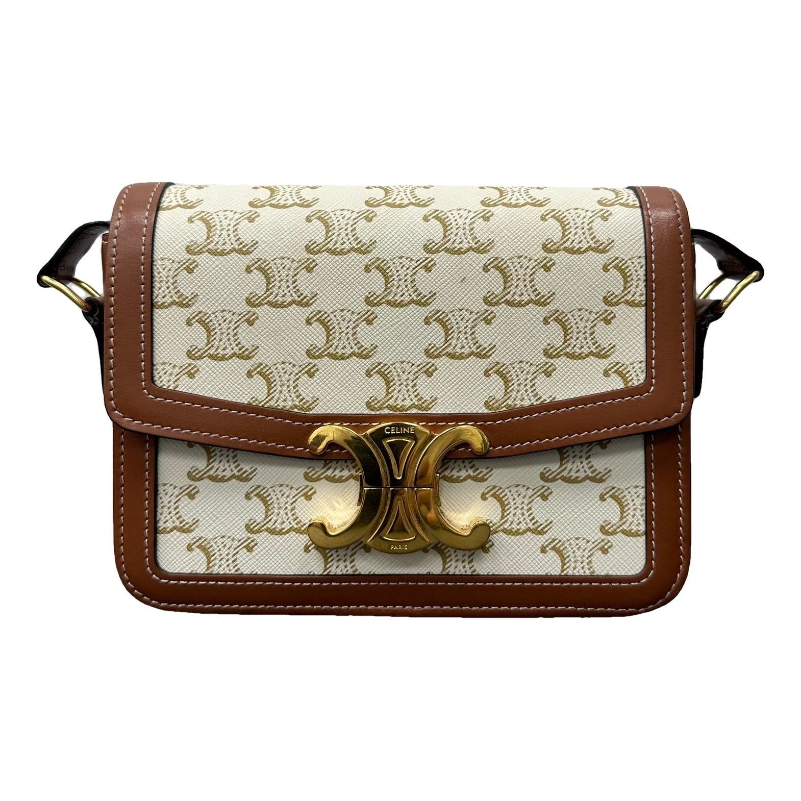 Triomphe leather handbag