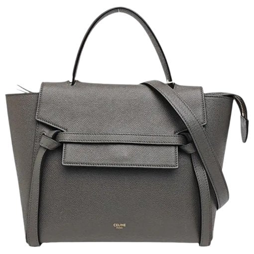 Belt leather handbag