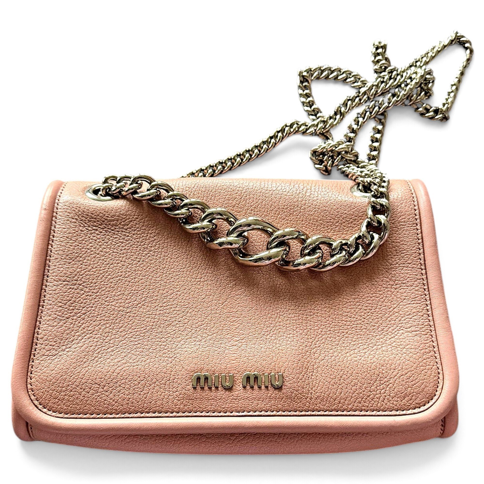 Miu Miu Madras leather handbag
