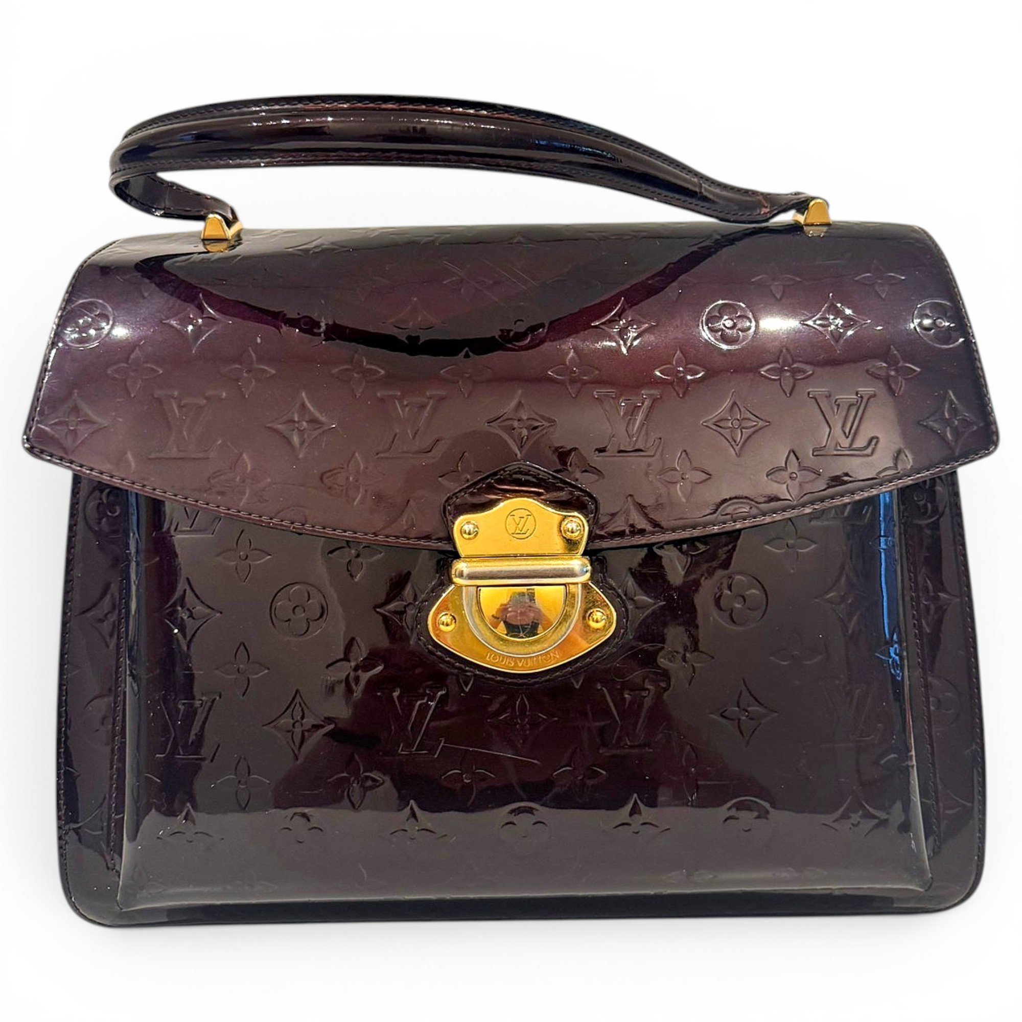 Patent leather bag