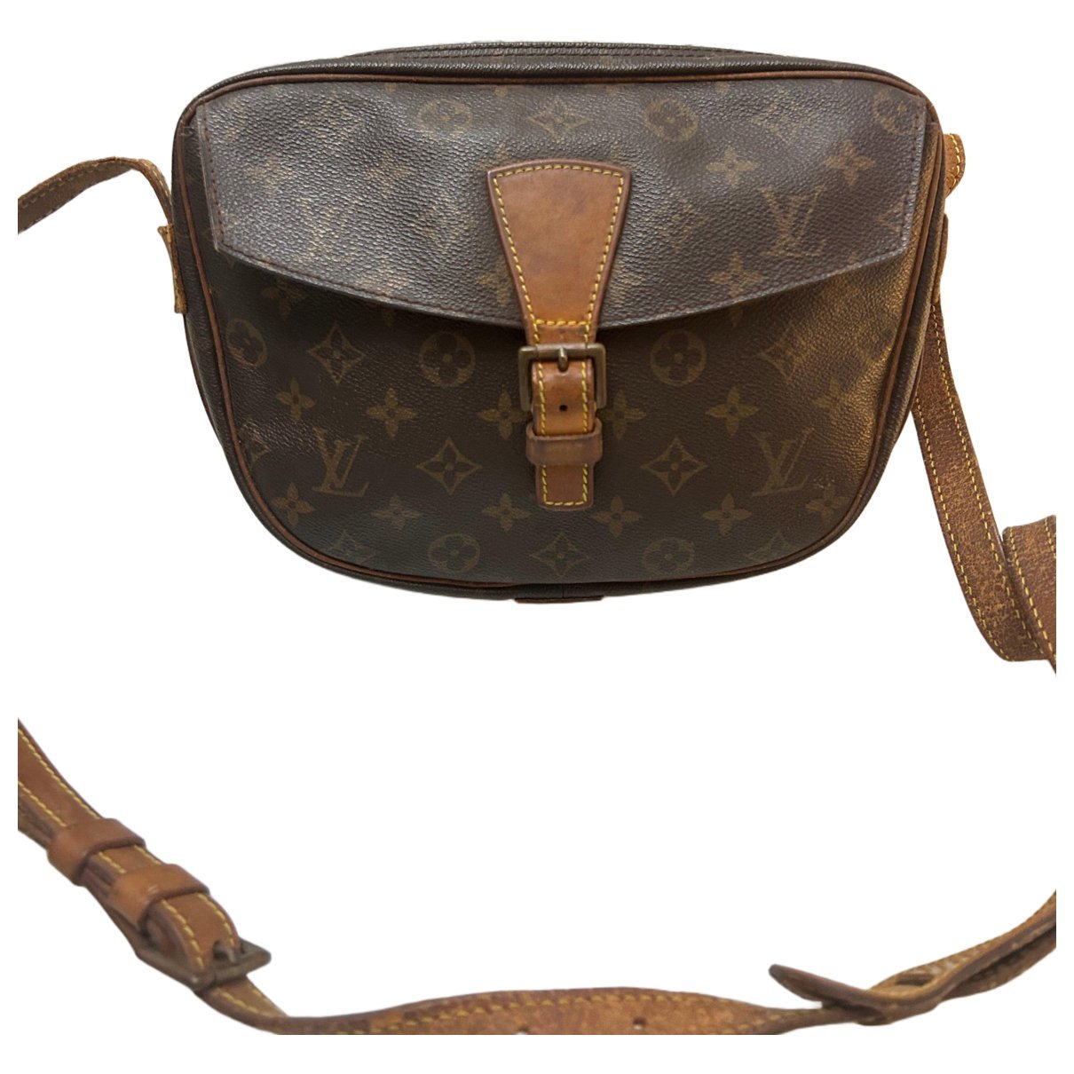 Jeune fille leather crossbody bag