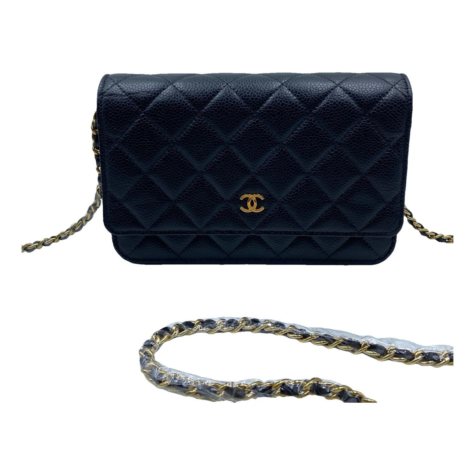 Wallet On Chain Timeless/Classique leather handbag